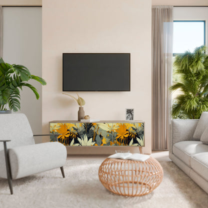 Mobile TV a 3 ante SUNKISSED LILY in effetto rovere