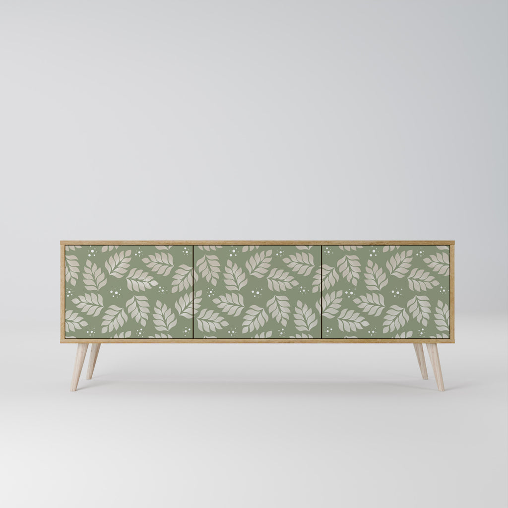 LEAVES ON GREEN 3-Door TV Cabinet