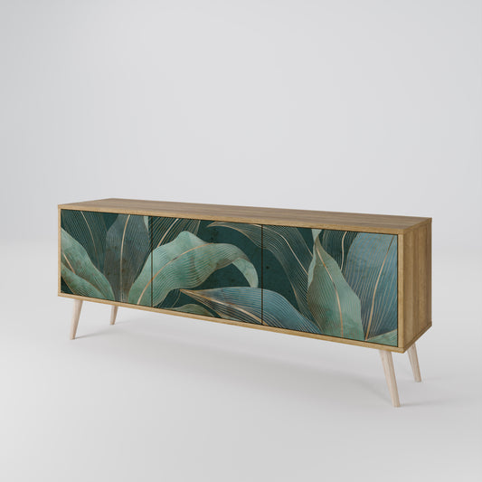 ROYAL GREEN Mueble de TV de 3 Puertas
