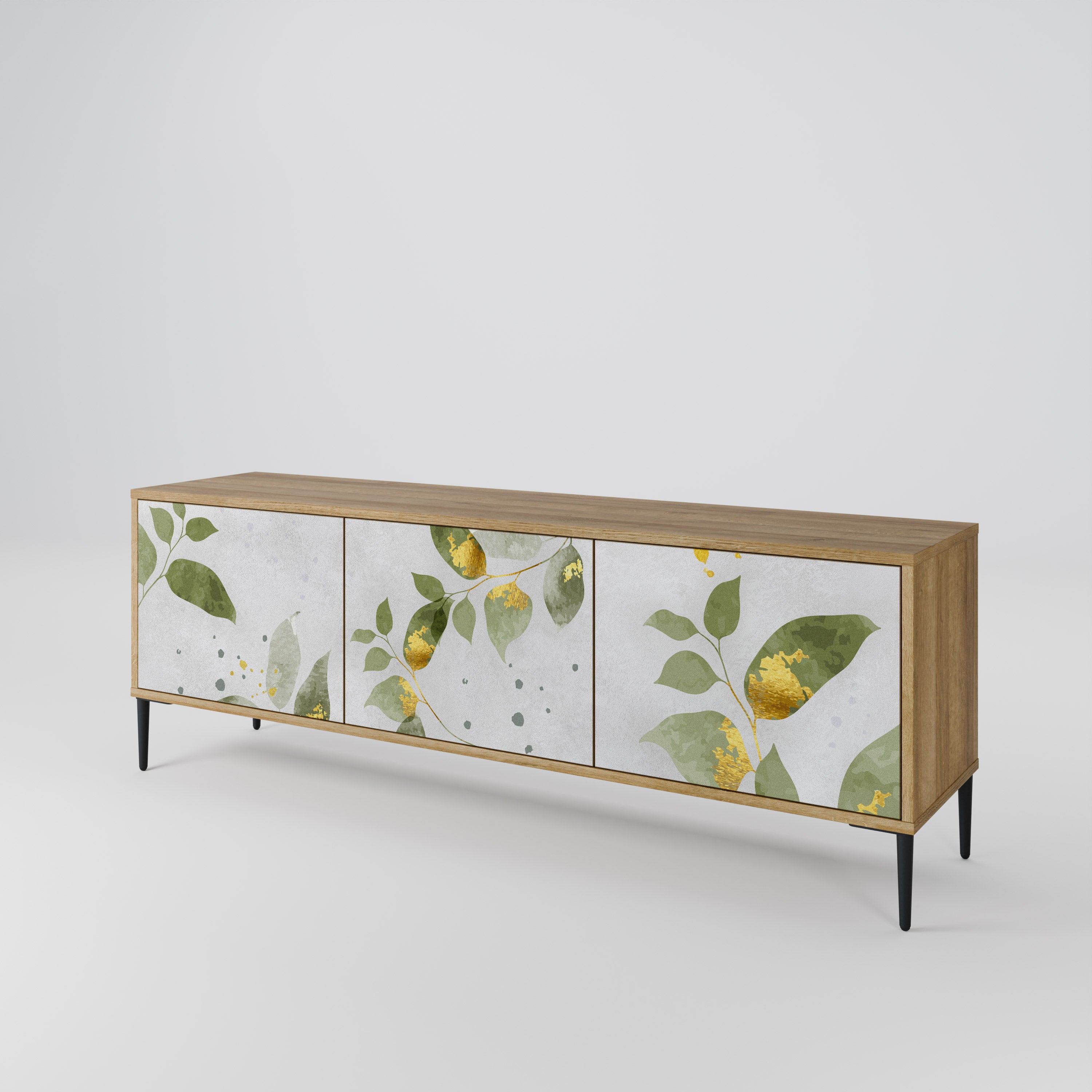 ELEGANT BOTANICS Třídveřový TV stolek