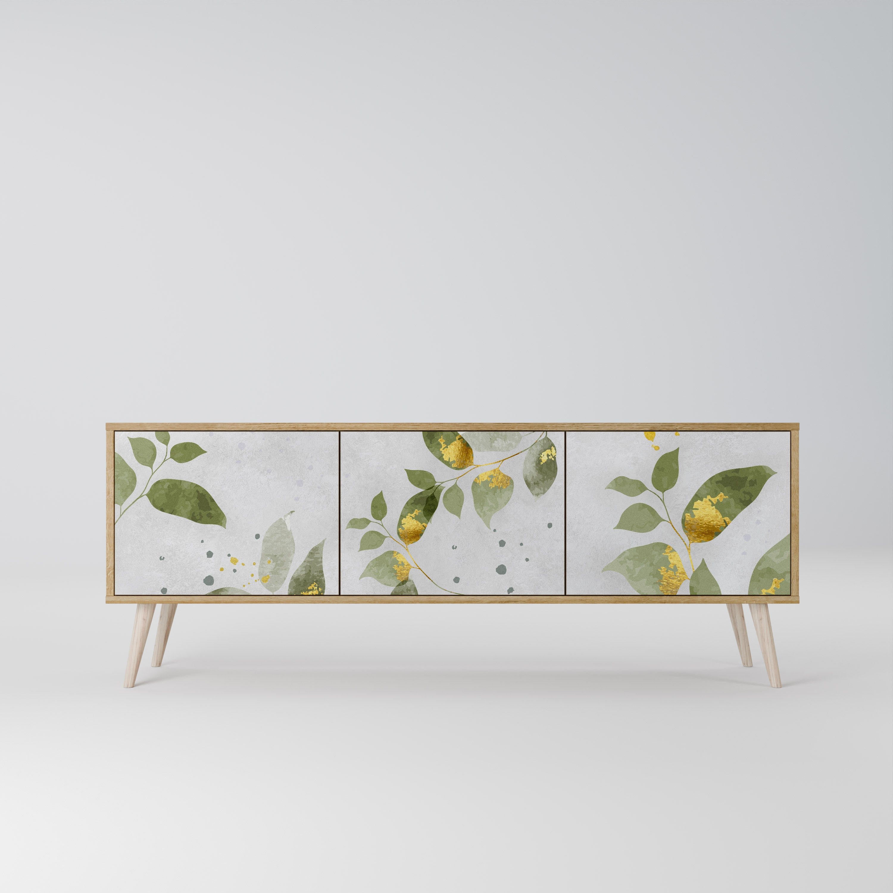 ELEGANT BOTANICS Třídveřový TV stolek