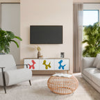 CHILDHOOD MEMORY 3-Door TV Cabinet