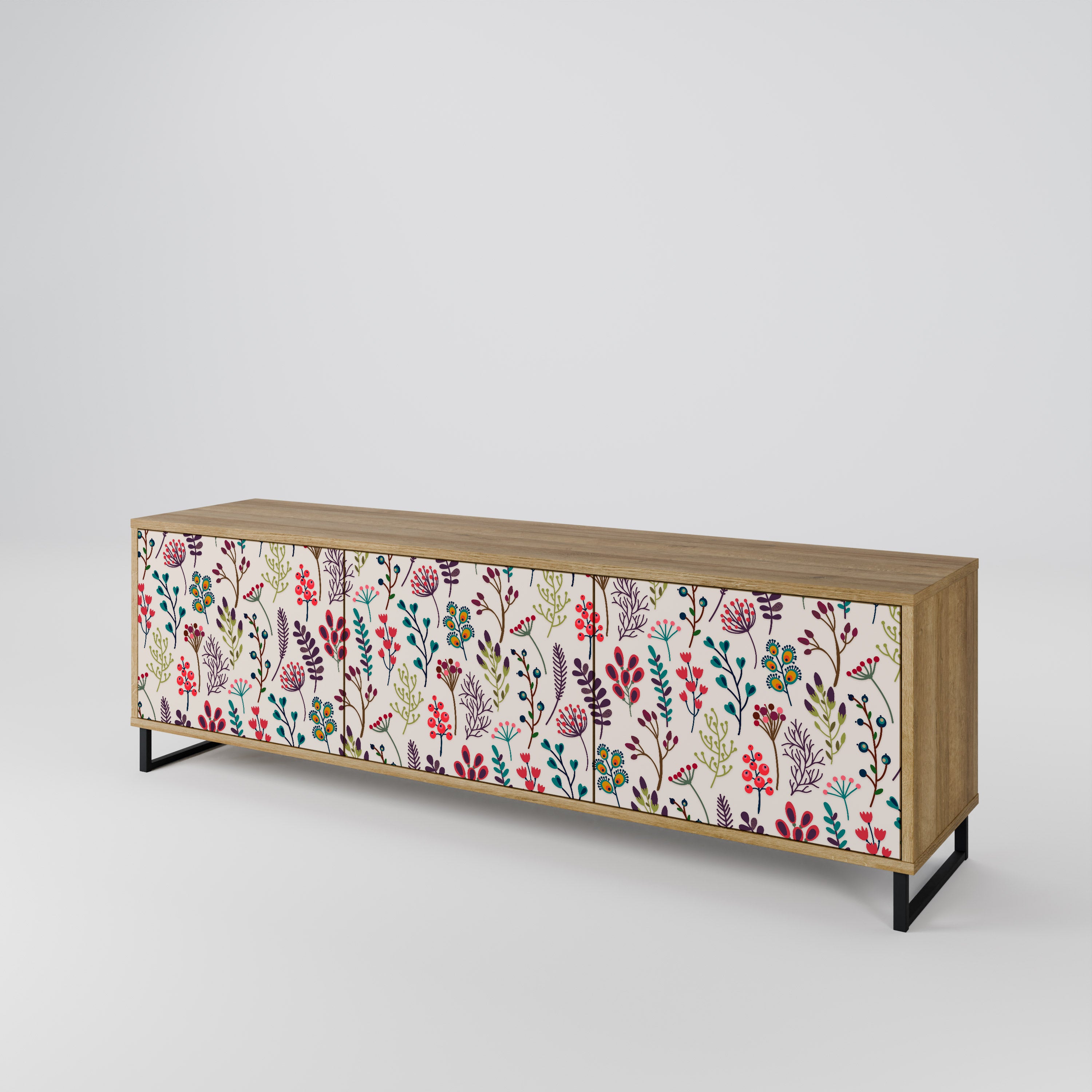 AUTUMN SUNDRIES Třídveřový TV stolek