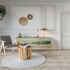 MORNING BY THE LAKE 3-Door TV Cabinet