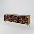 MIDNIGHT GARDEN 3-Door TV Cabinet