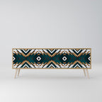 ARTISTIC GEOMETRY 3-Door TV Cabinet