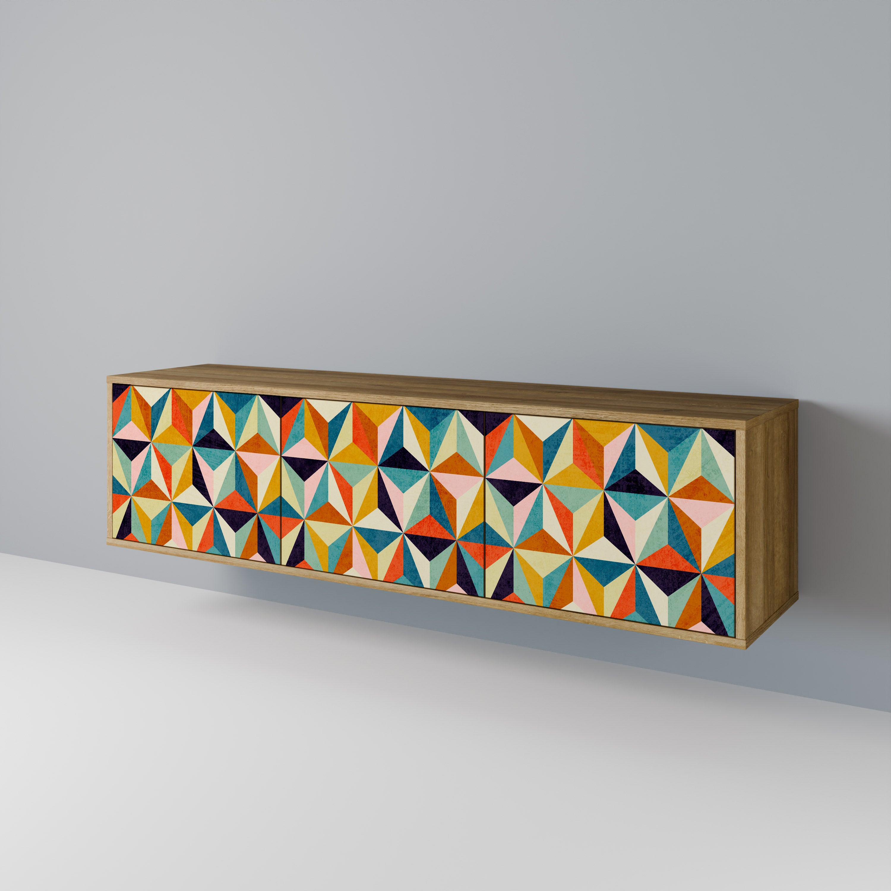 TESSELATE TREASURES 3-türiges TV-Lowboard