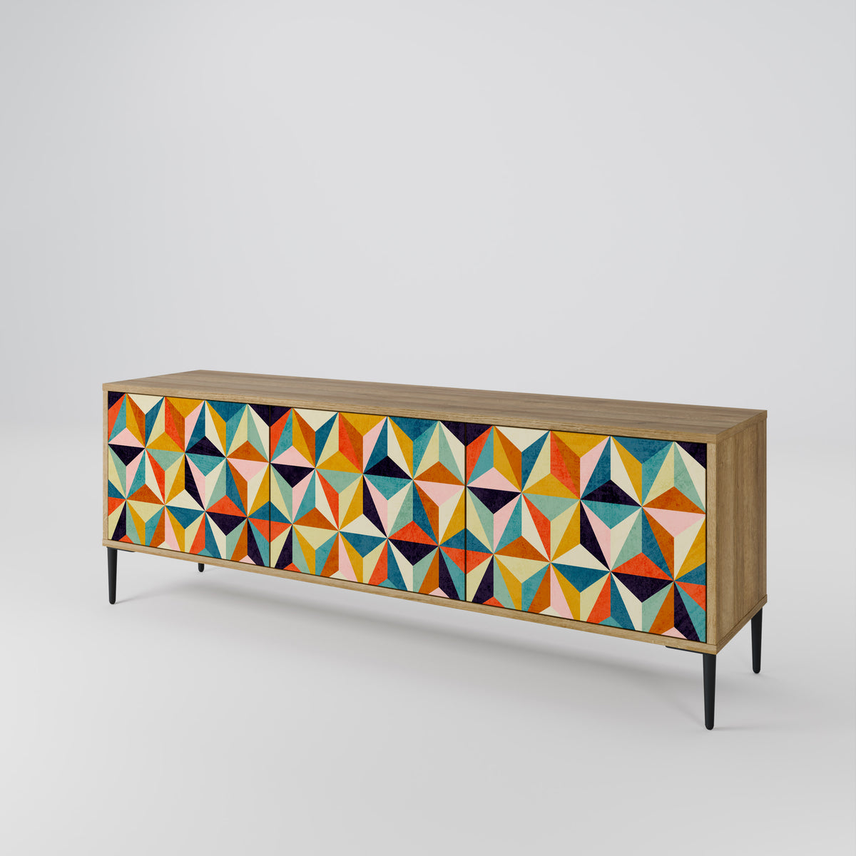 TESSELATE TREASURES 3-türiges TV-Lowboard