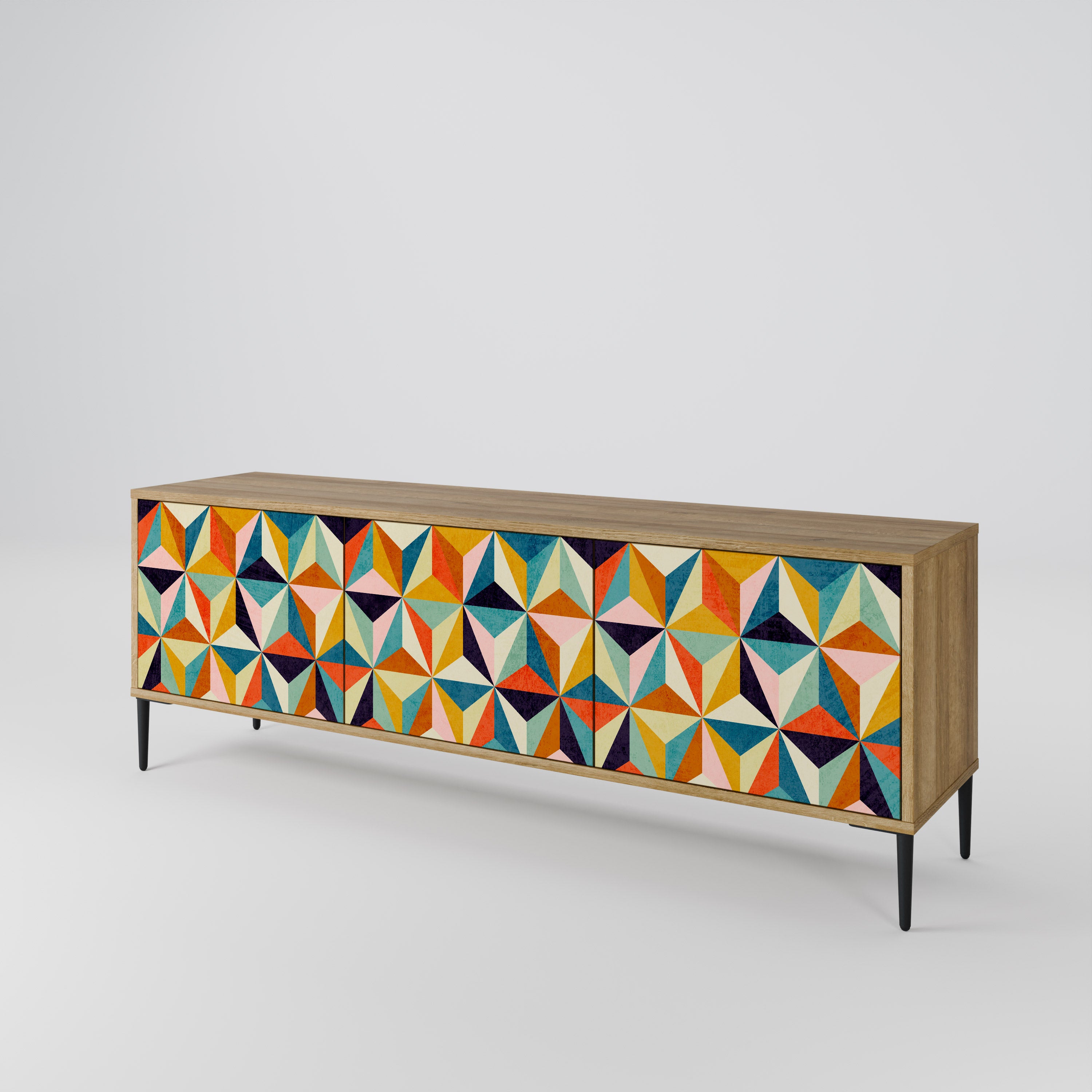 TESSELATE TREASURES 3-türiges TV-Lowboard