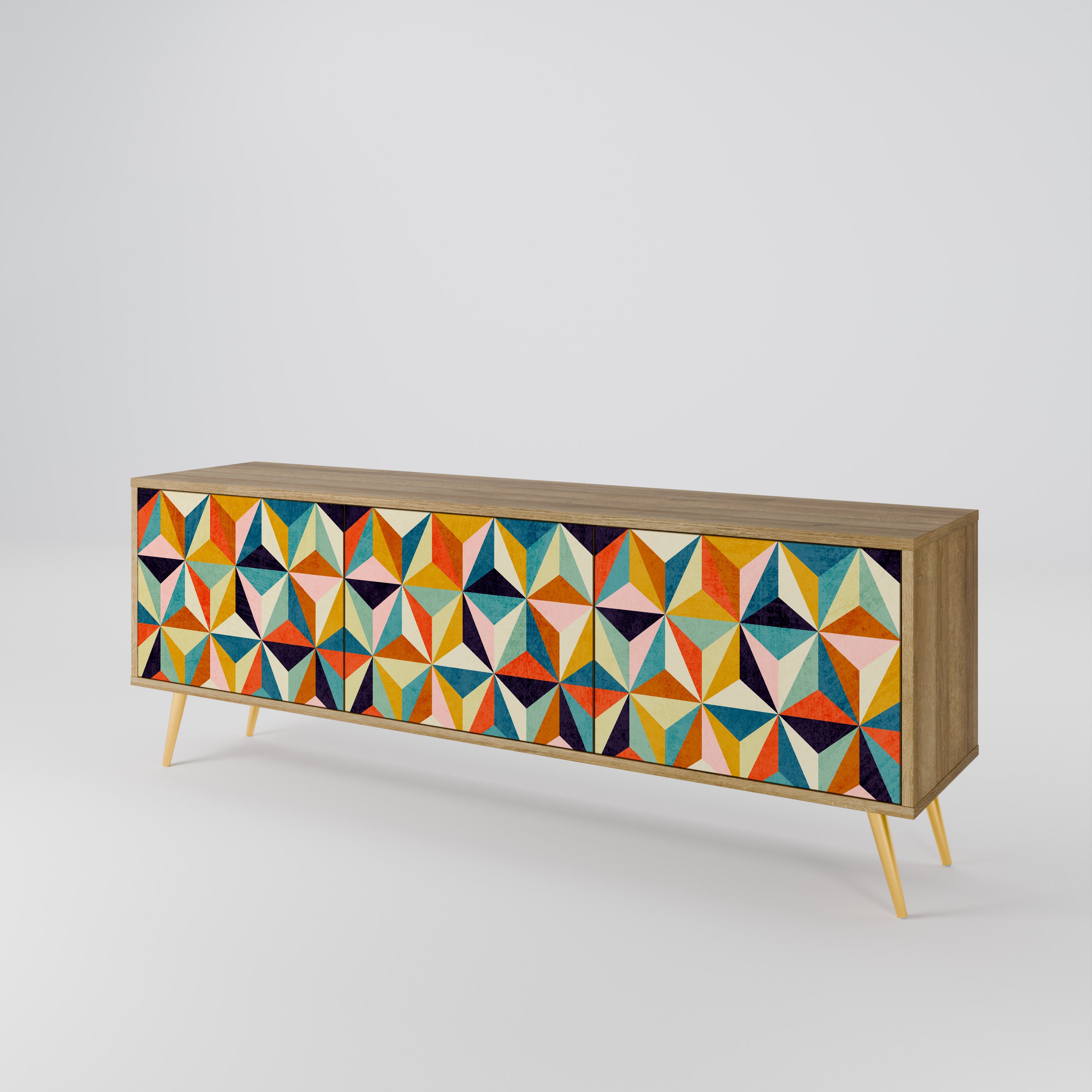 TESSELATE TREASURES 3-türiges TV-Lowboard