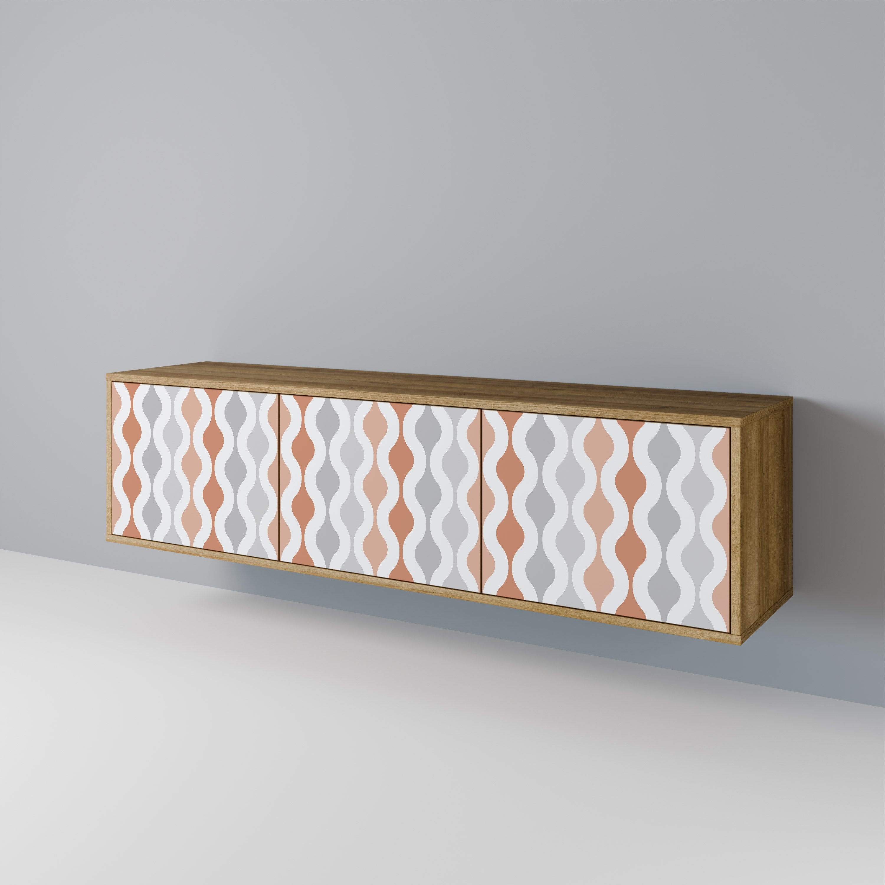 HAZY NOSTALGIA Mueble de TV de 3 Puertas