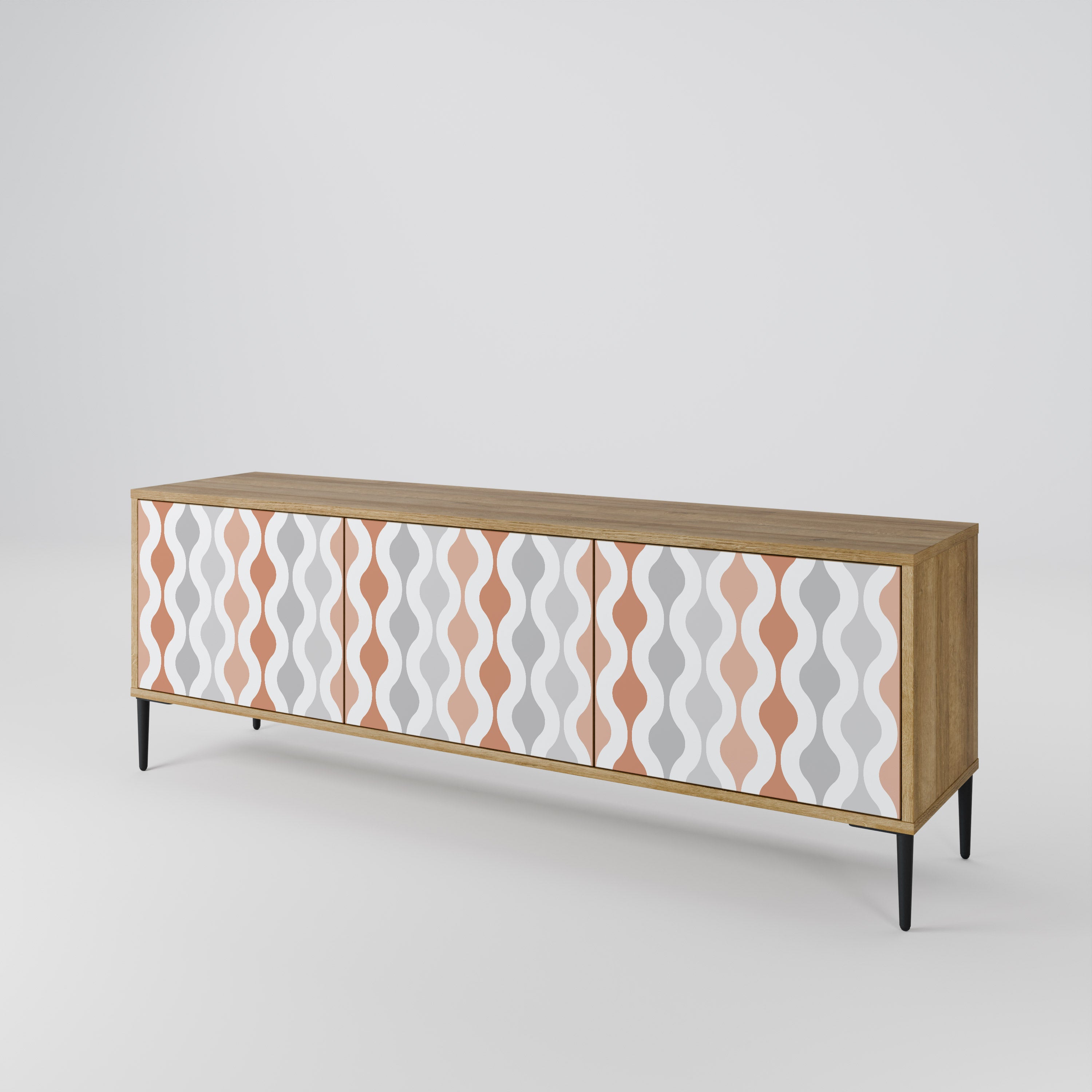 HAZY NOSTALGIA Mueble de TV de 3 Puertas