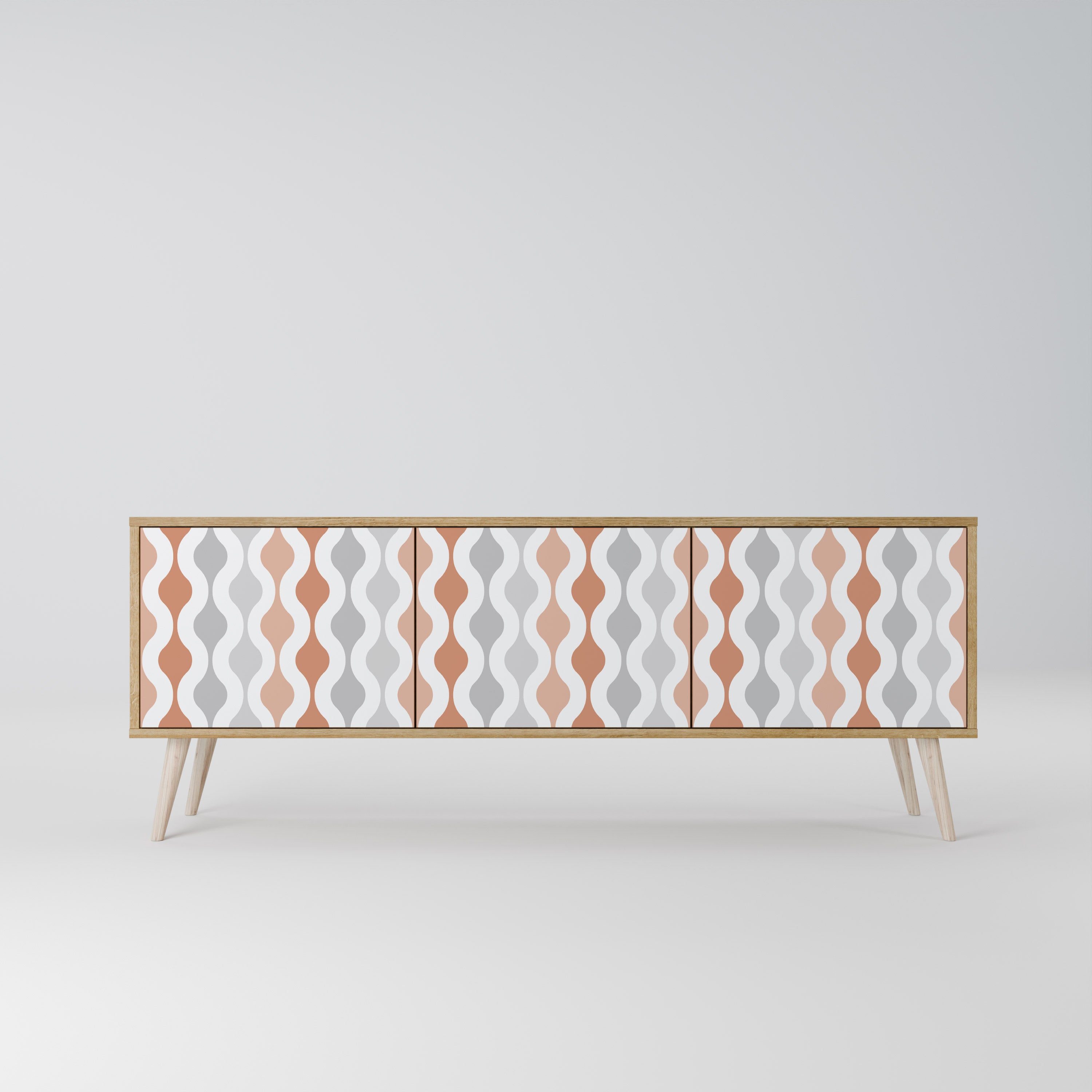 HAZY NOSTALGIA Mueble de TV de 3 Puertas