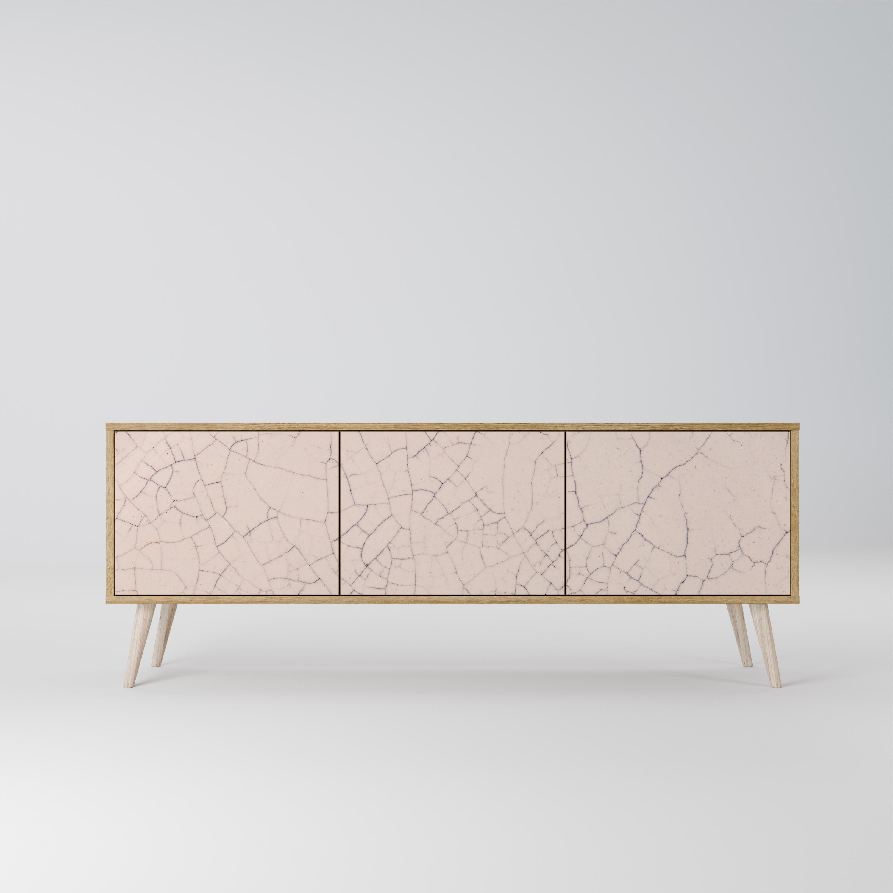 CERAMIC TEXTURE Mueble de TV de 3 Puertas