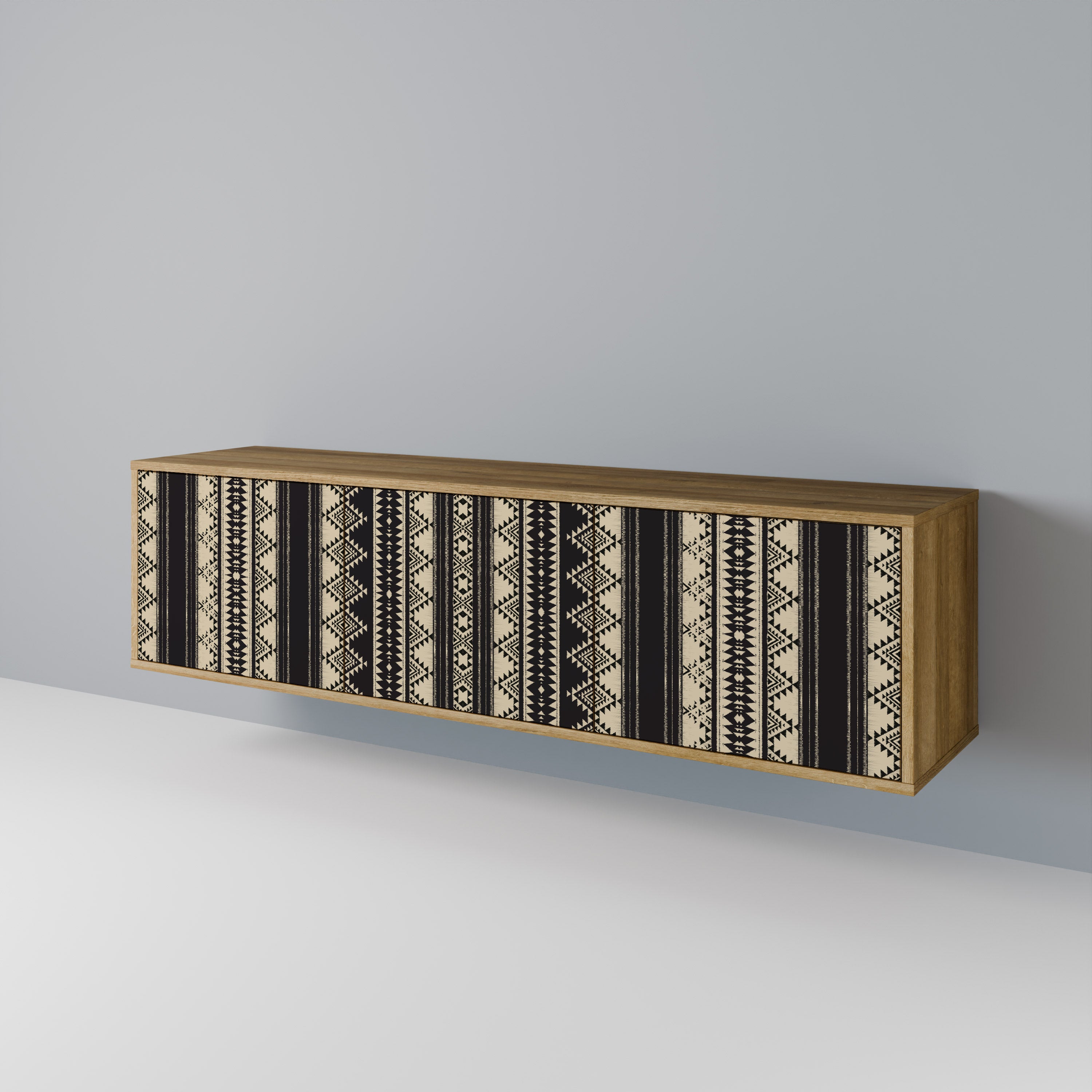 AZTEC Mueble de TV de 3 Puertas