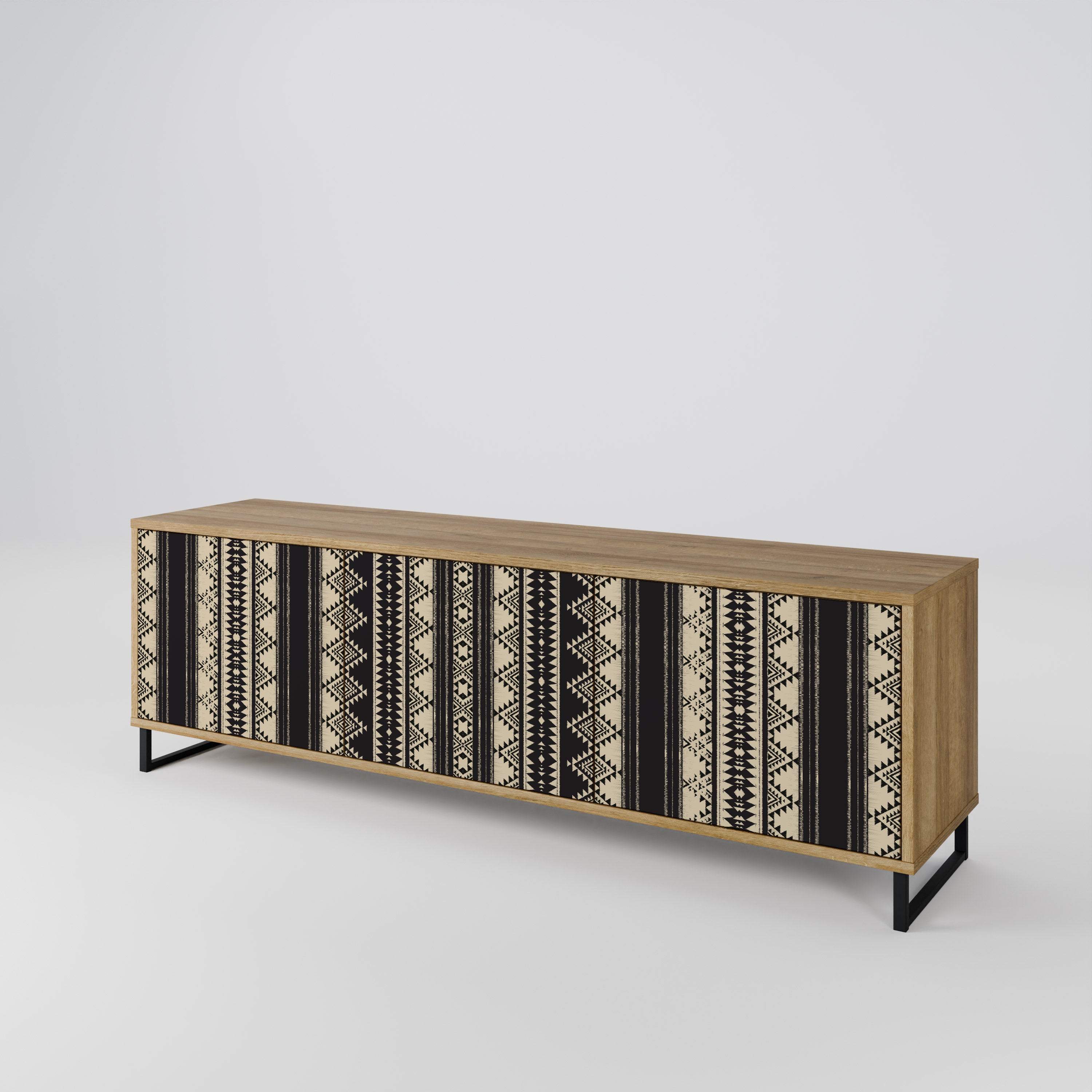 AZTEC Mueble de TV de 3 Puertas