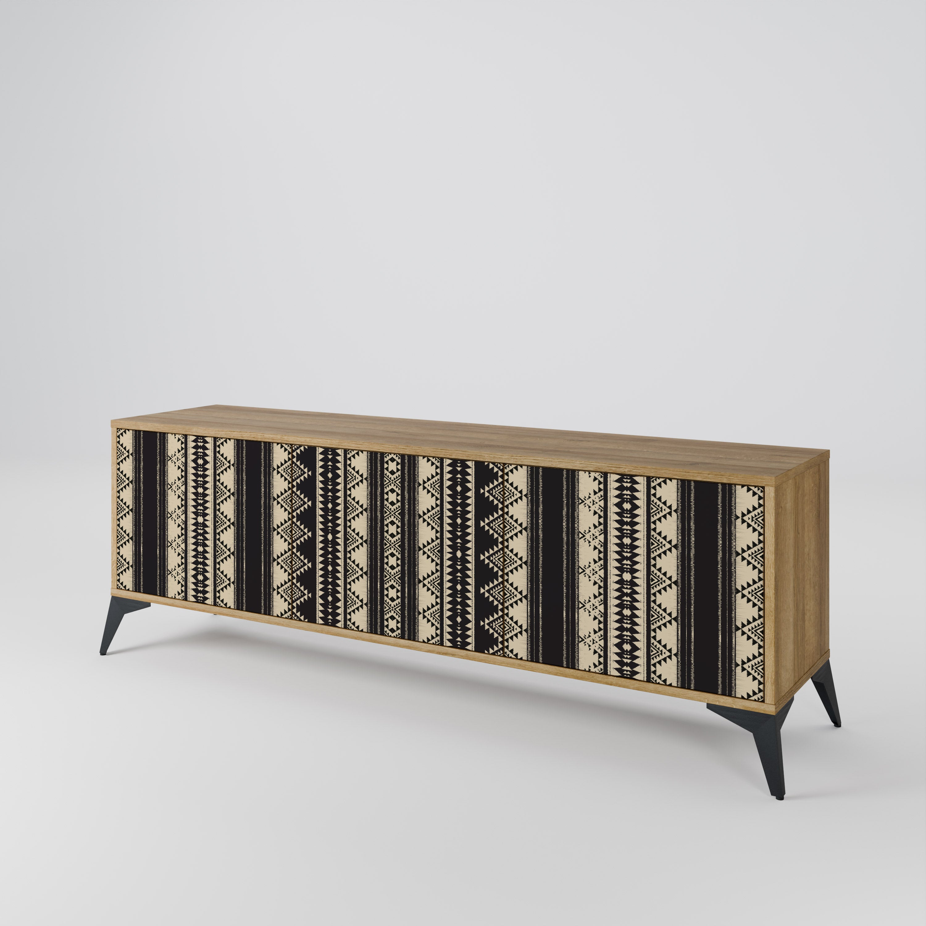 AZTEC Mueble de TV de 3 Puertas