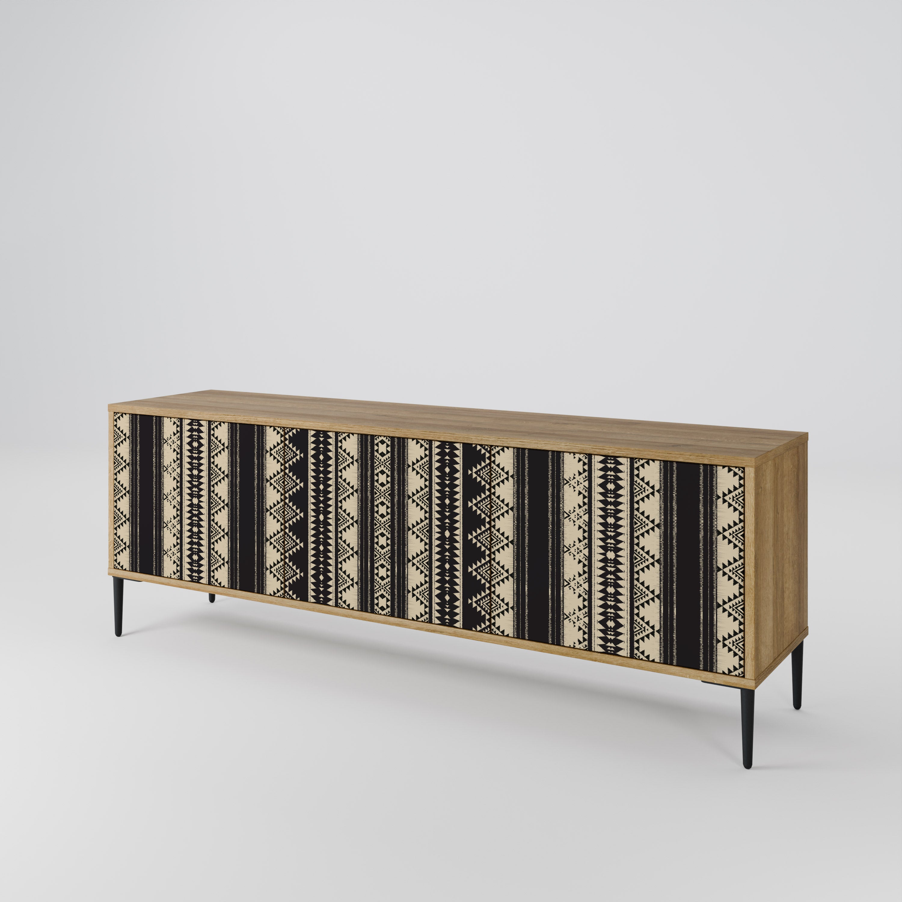 AZTEC Mueble de TV de 3 Puertas