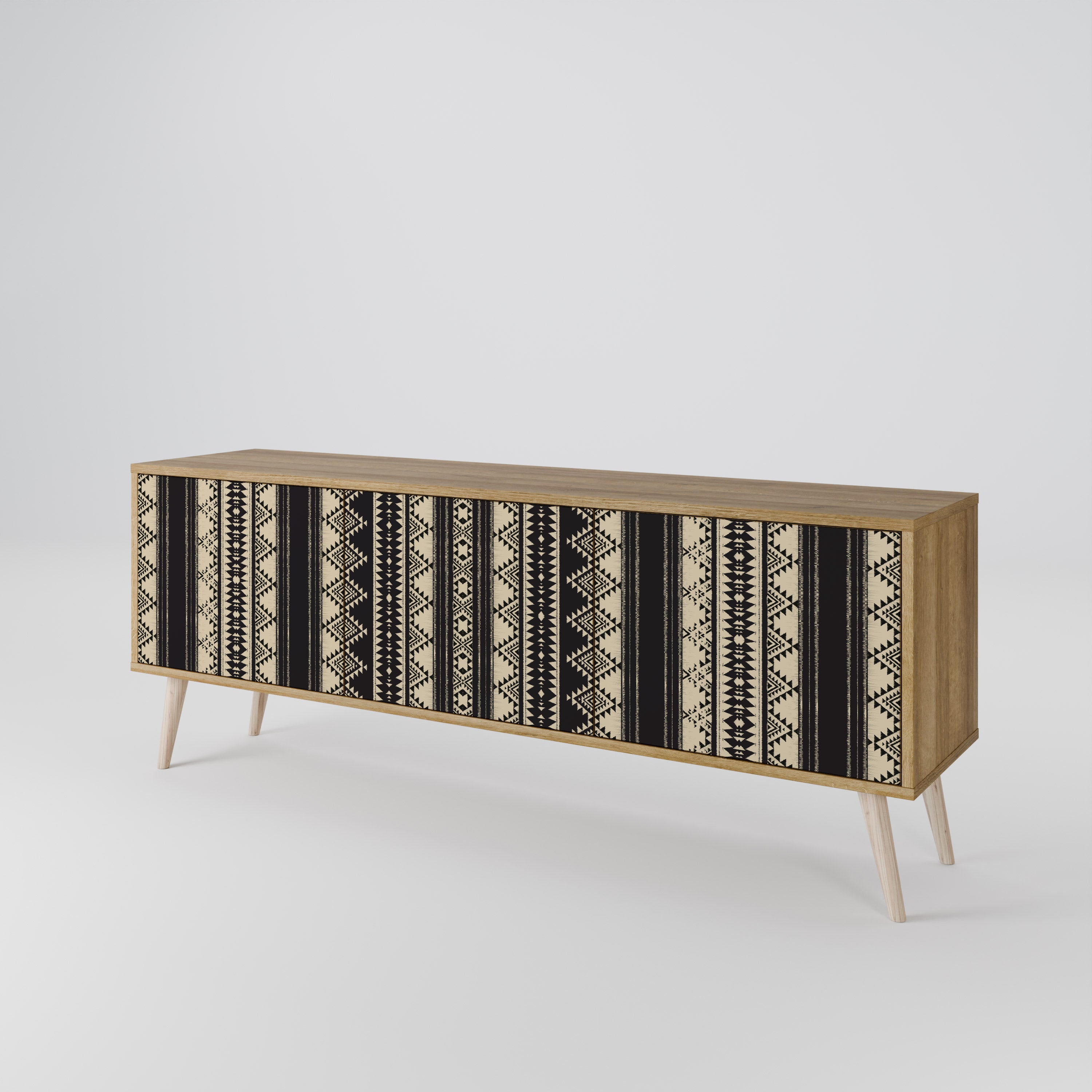 AZTEC Mueble de TV de 3 Puertas