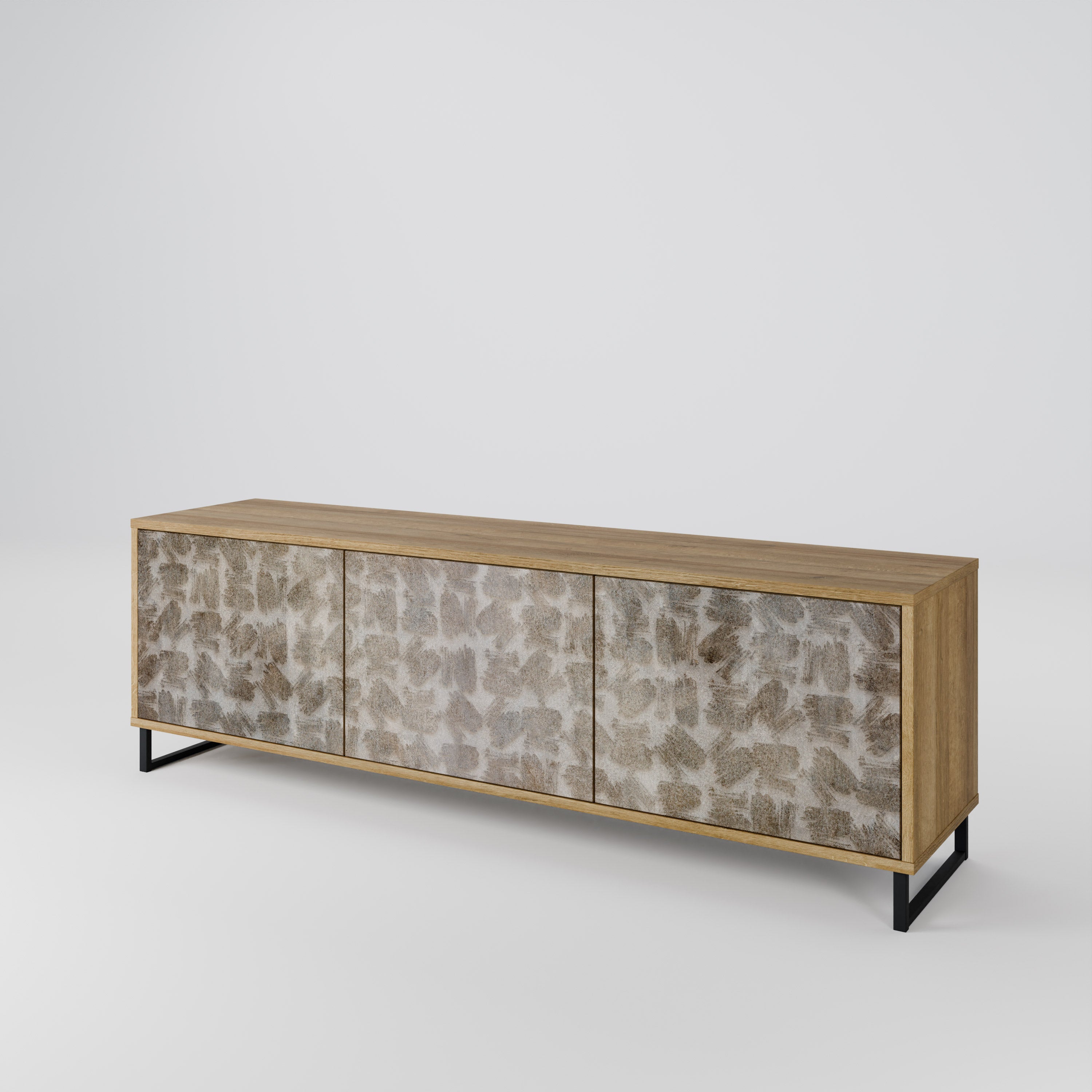 SLIGHTLY BLURRED Mueble de TV de 3 Puertas
