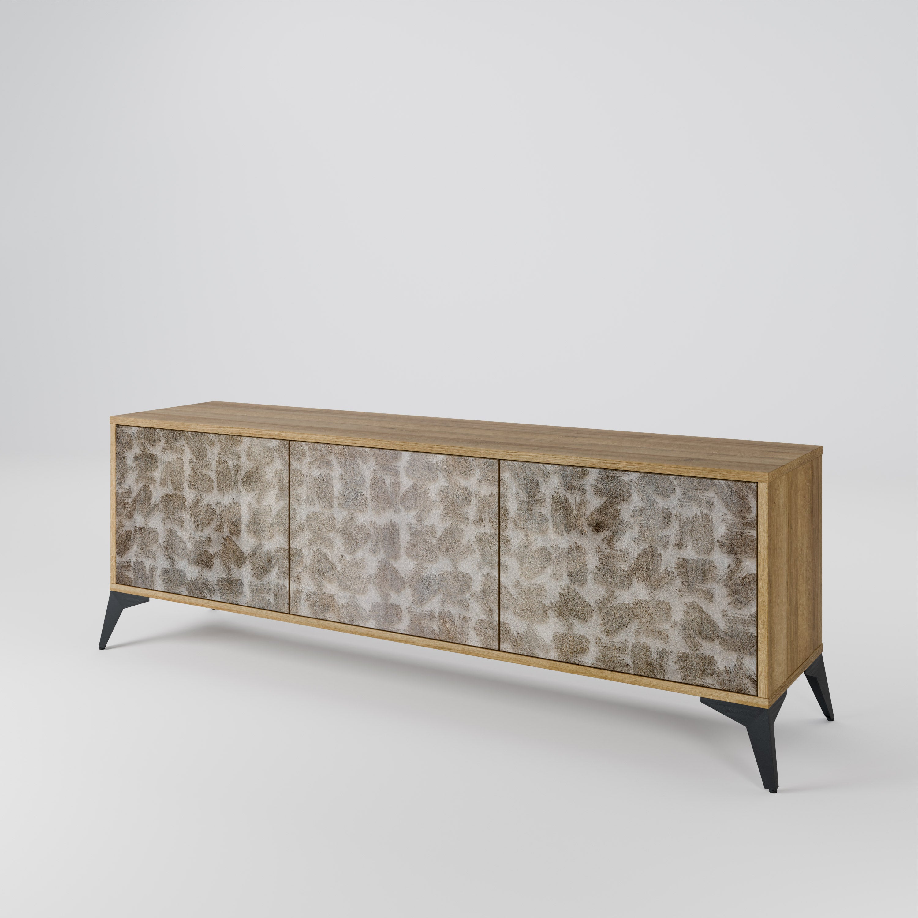 SLIGHTLY BLURRED Mueble de TV de 3 Puertas