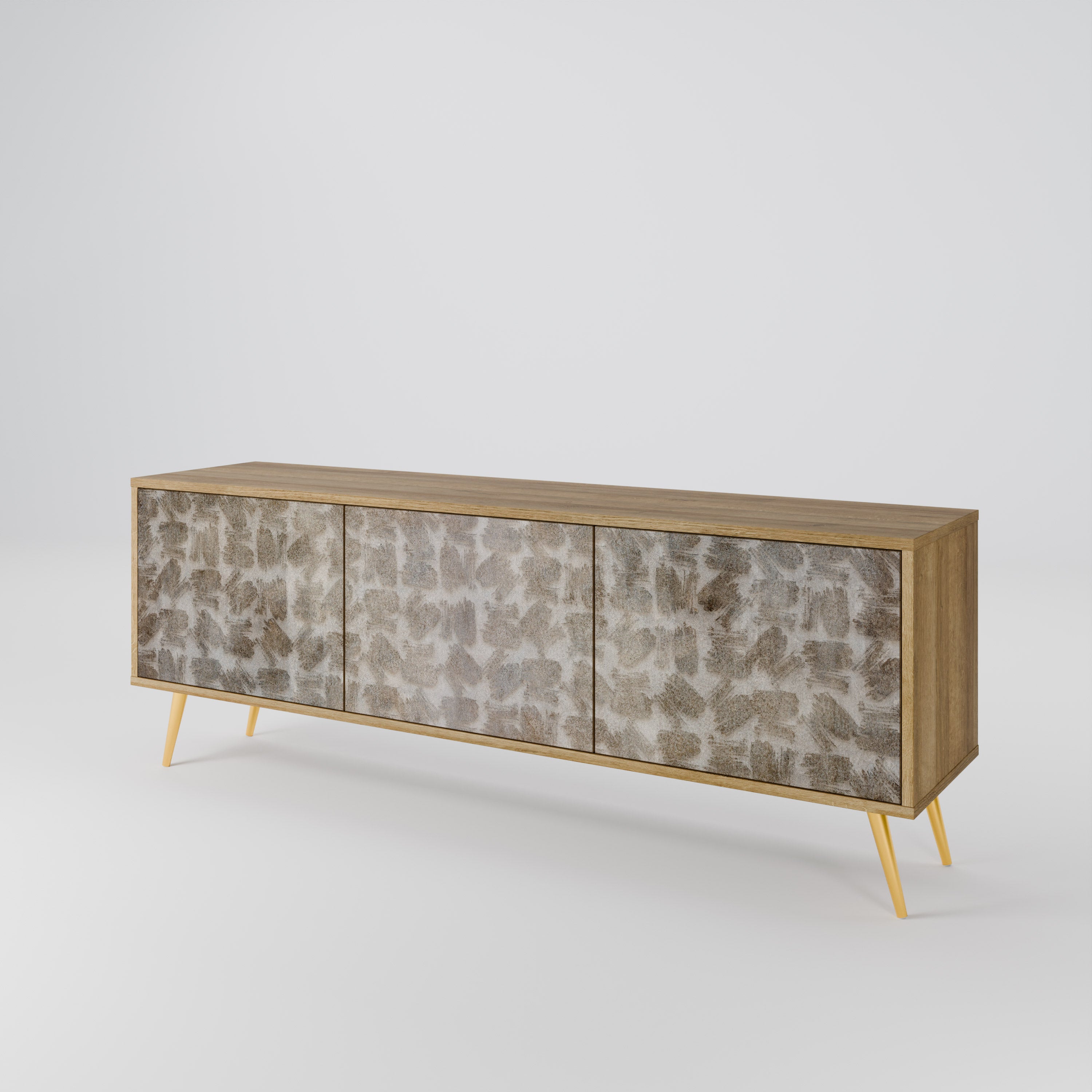 SLIGHTLY BLURRED Mueble de TV de 3 Puertas