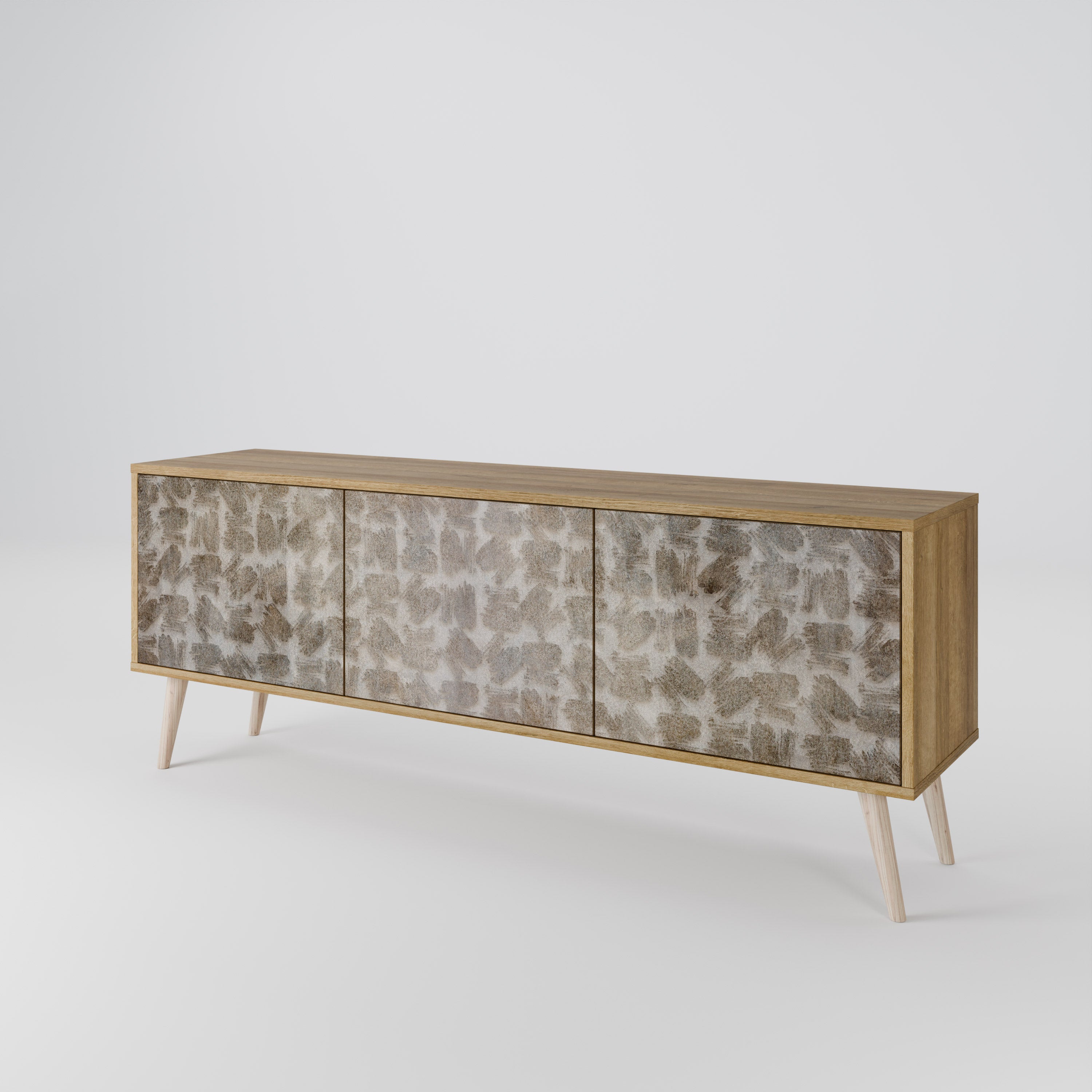 SLIGHTLY BLURRED Mueble de TV de 3 Puertas