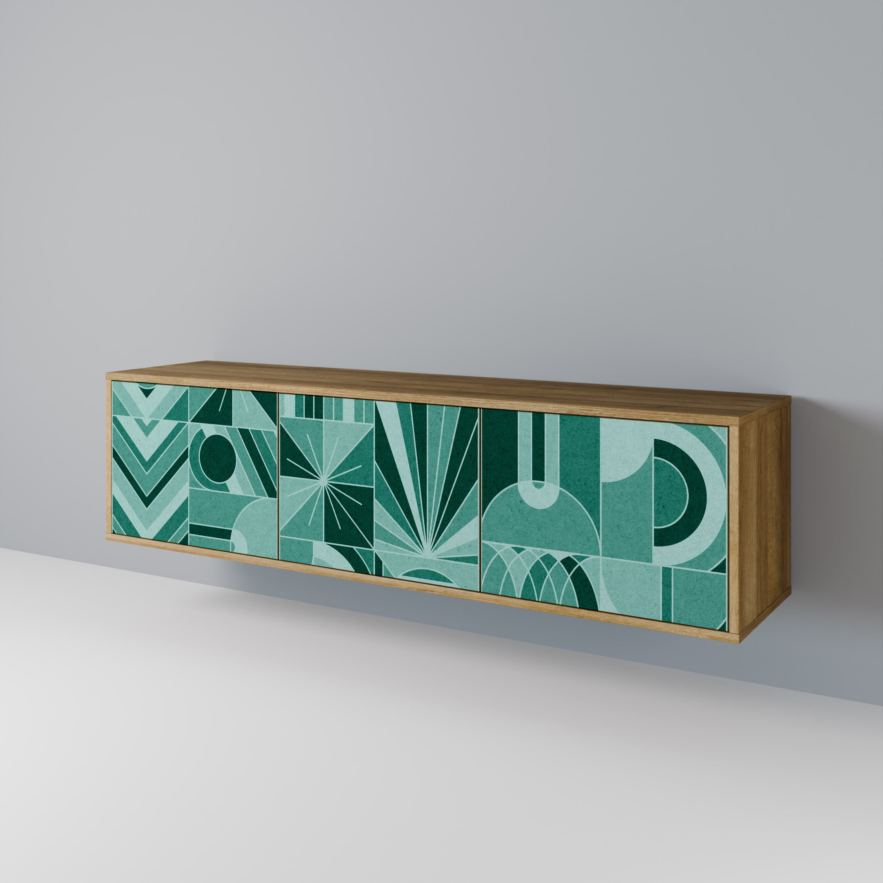 HARMONIC GRID Mueble de TV de 3 Puertas