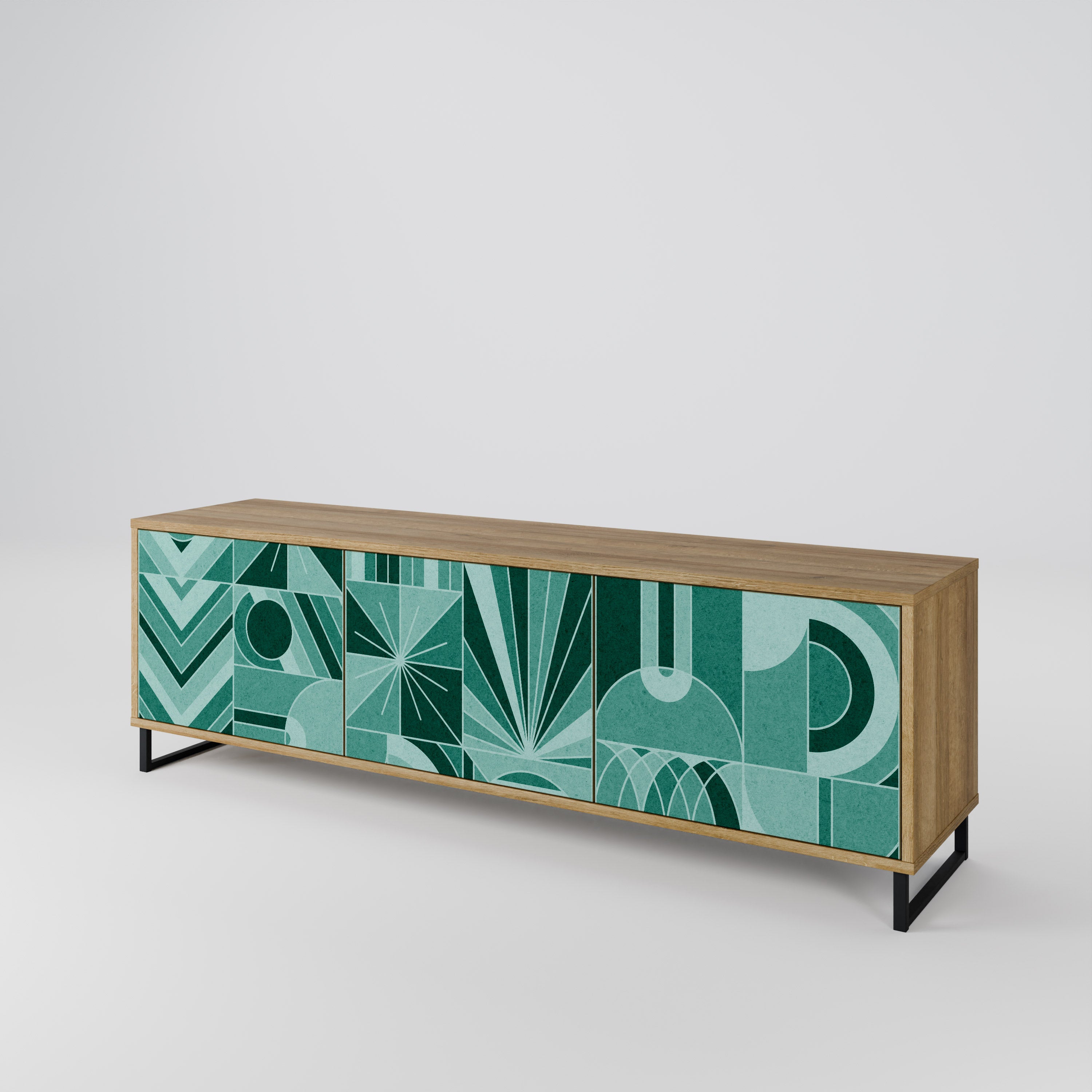 HARMONIC GRID Mueble de TV de 3 Puertas