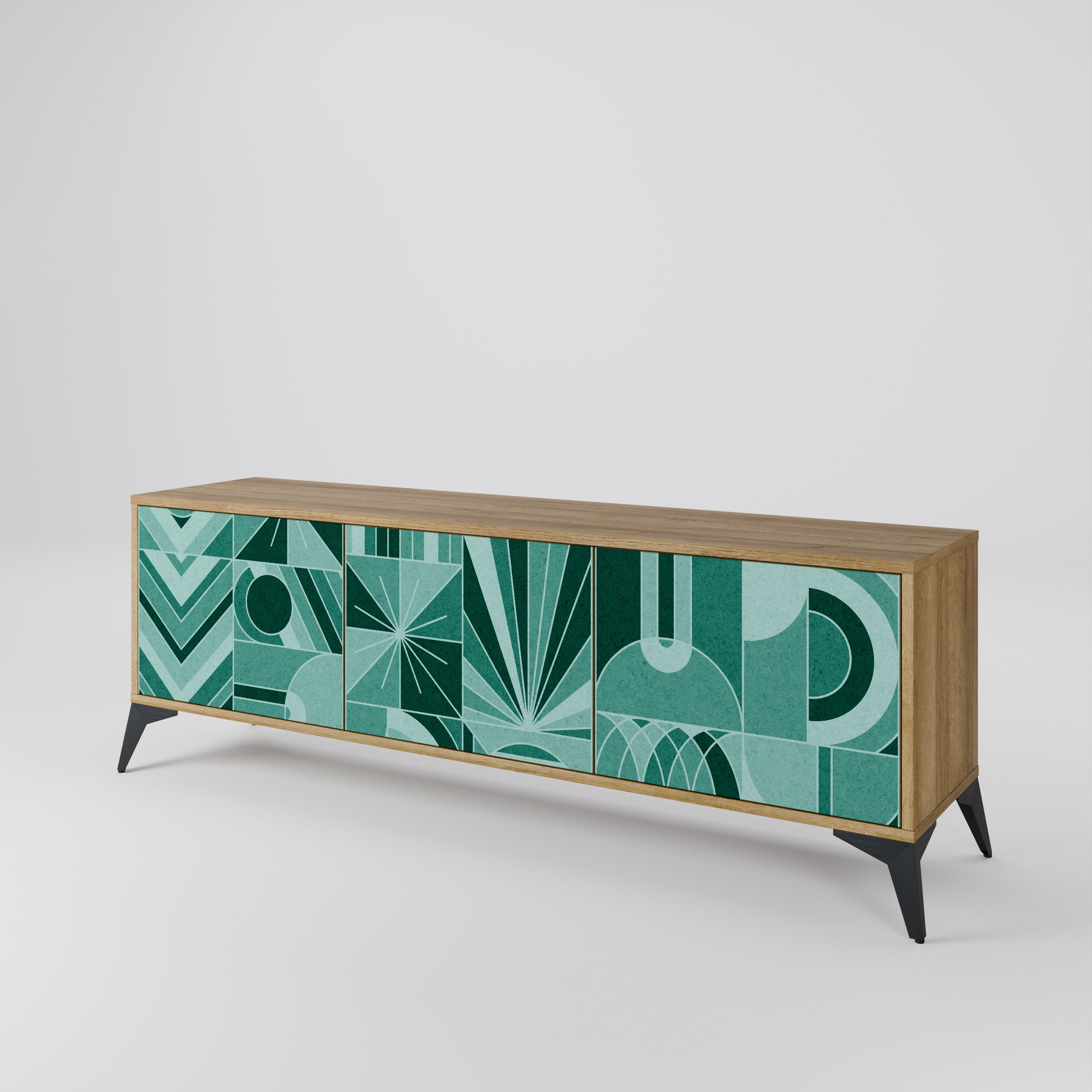 HARMONIC GRID Mueble de TV de 3 Puertas