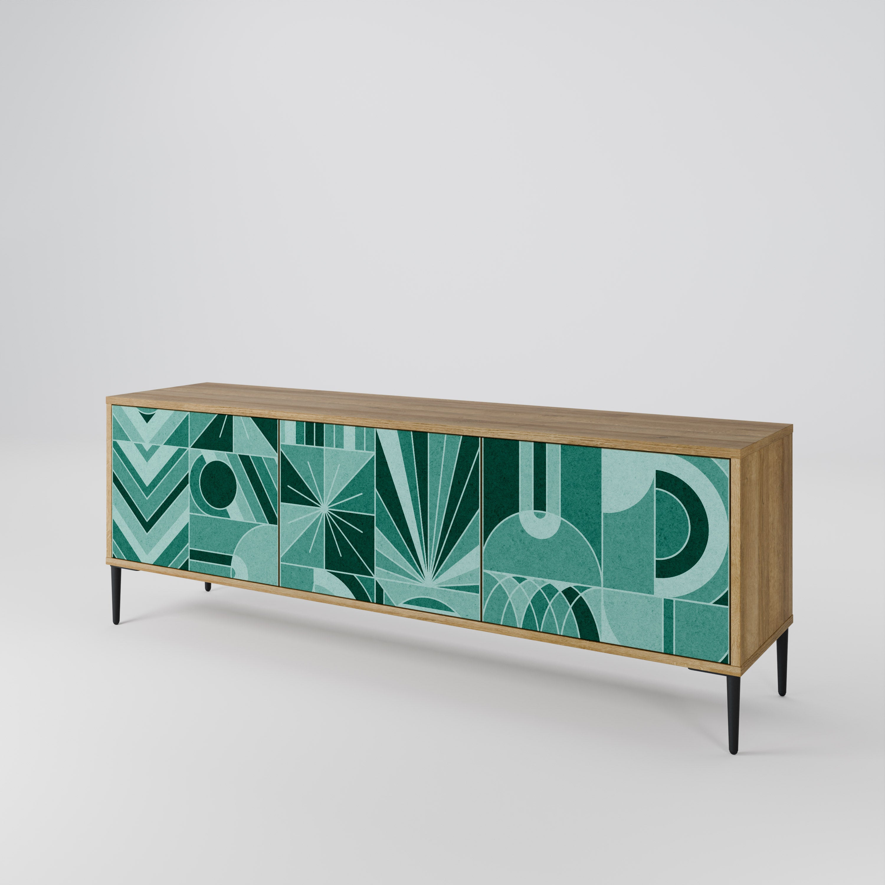 HARMONIC GRID Mueble de TV de 3 Puertas