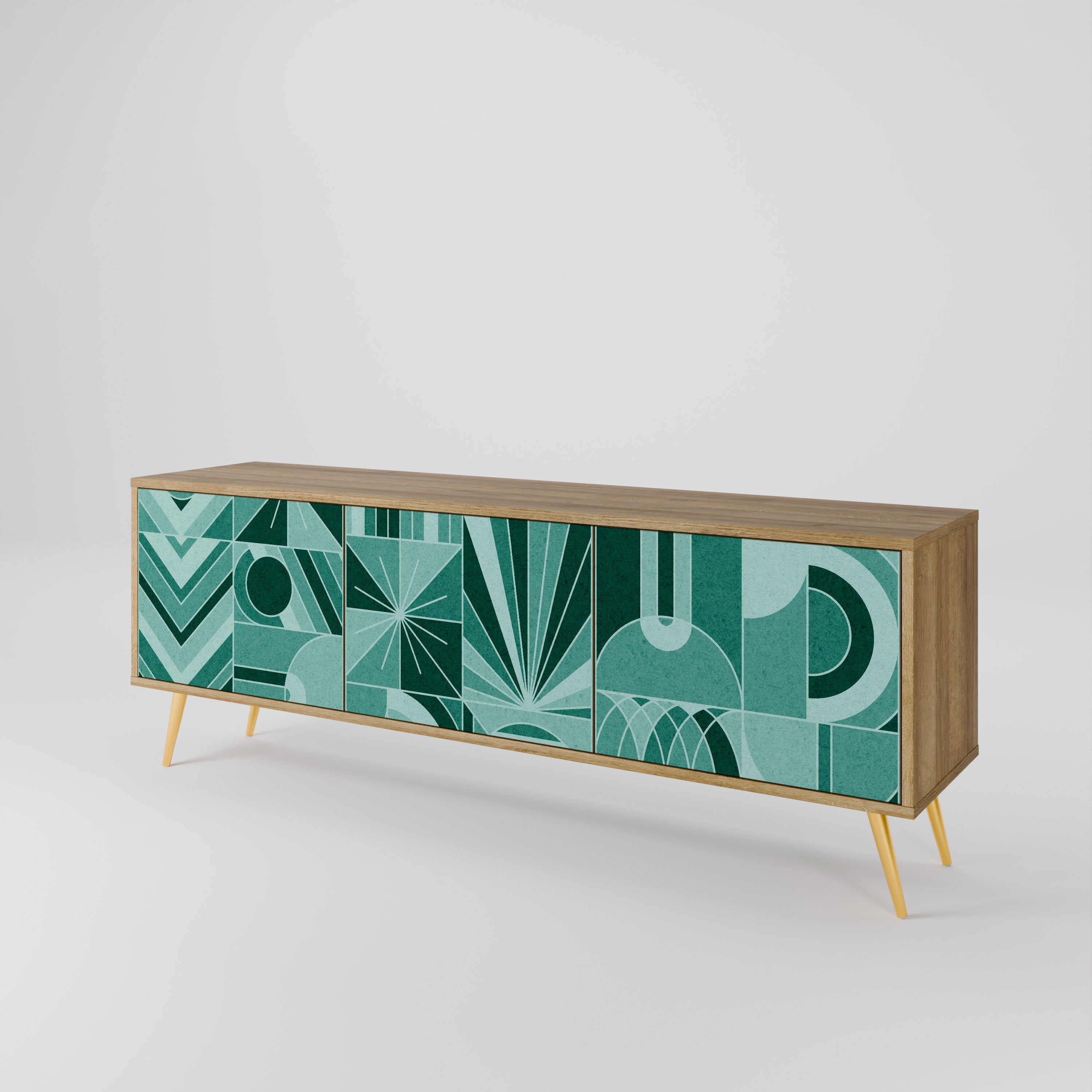 HARMONIC GRID Mueble de TV de 3 Puertas