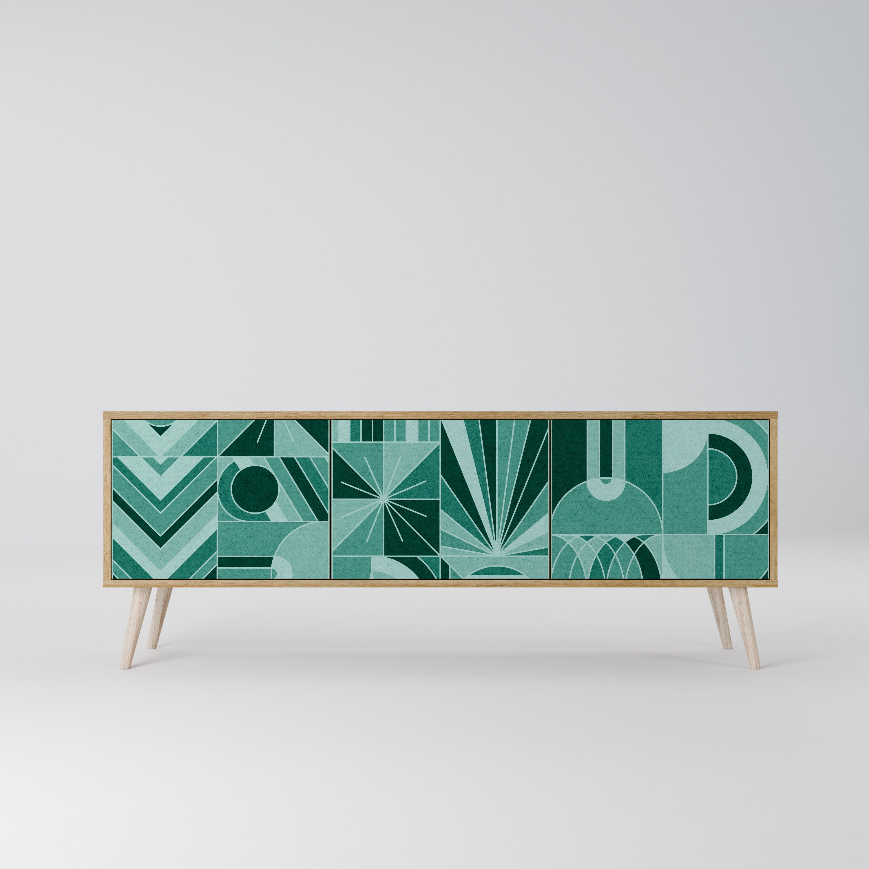 HARMONIC GRID Mueble de TV de 3 Puertas