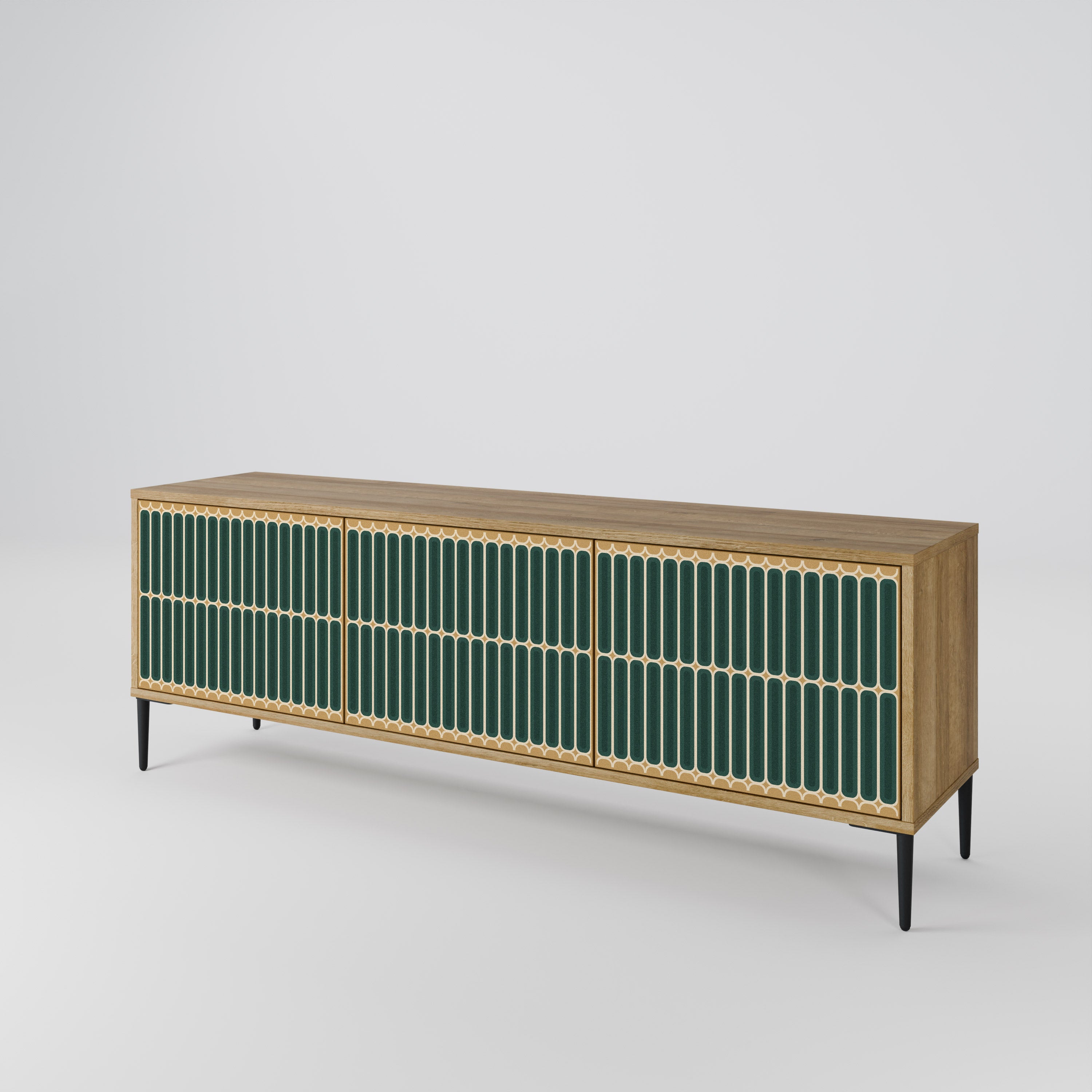ILUSION GATE Mueble de TV de 3 Puertas