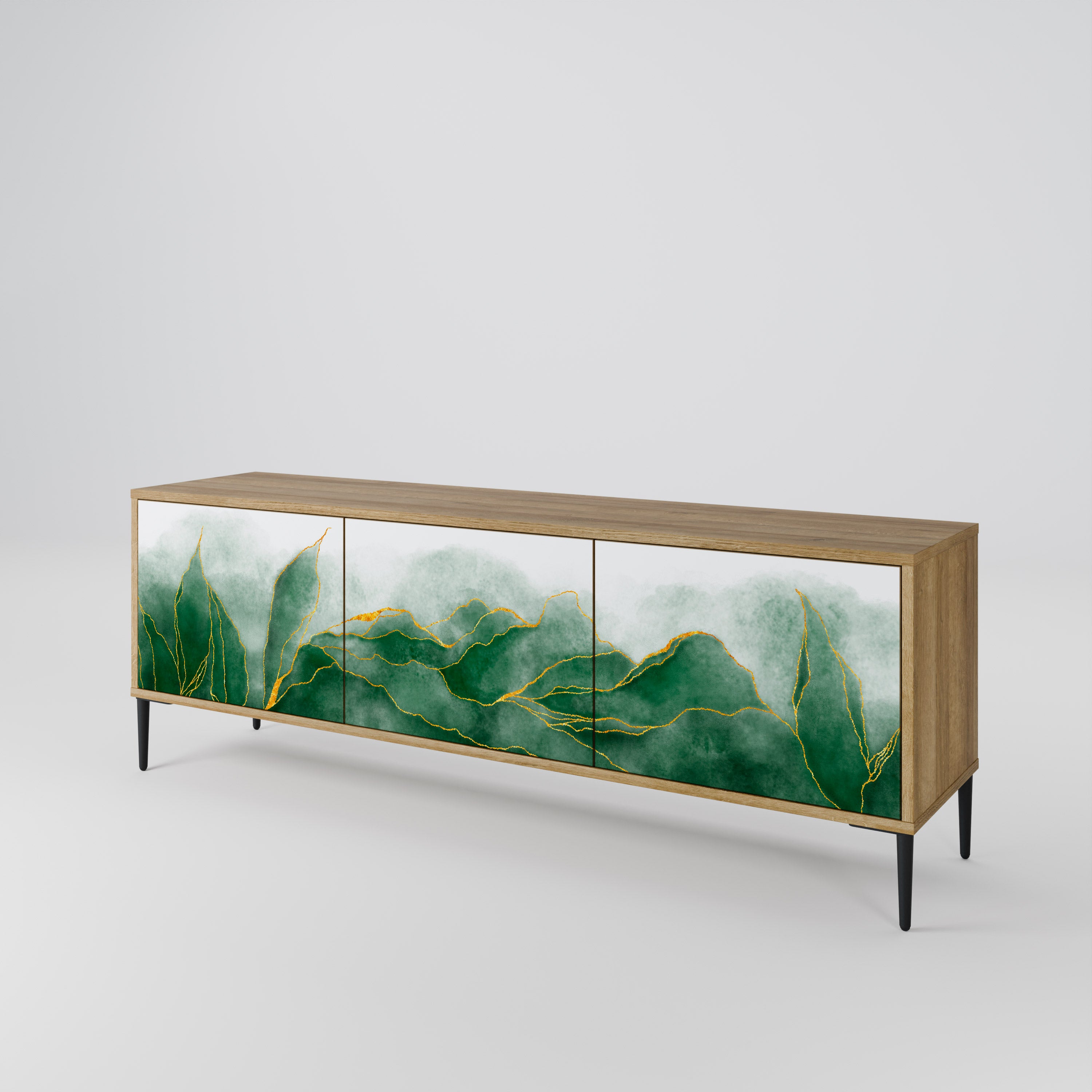 EXPENSIVE NATURE Mueble de TV de 3 Puertas