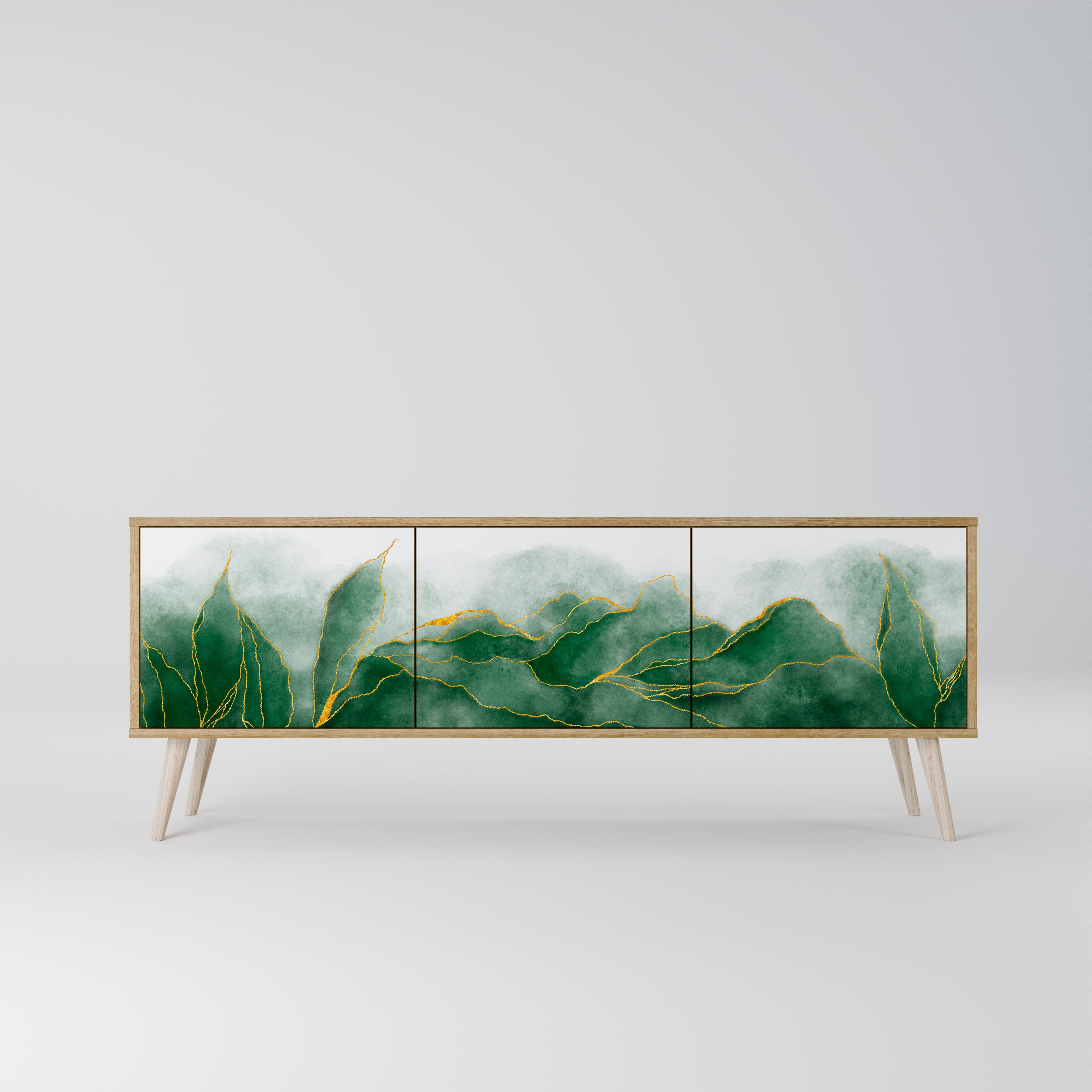 EXPENSIVE NATURE Mueble de TV de 3 Puertas