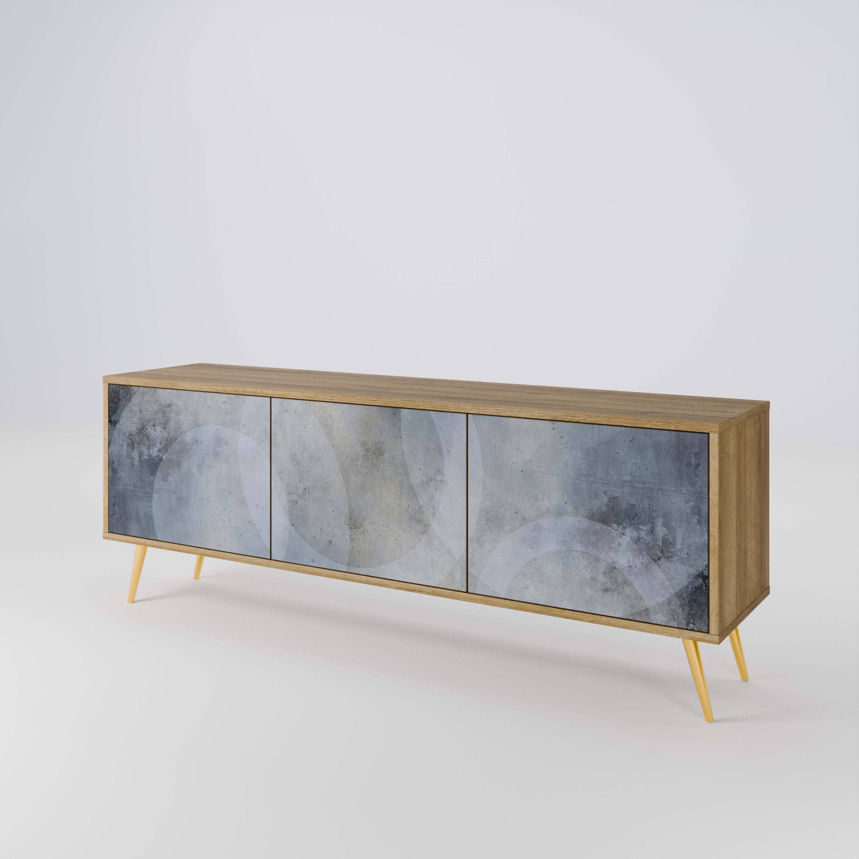MUTED ARC Mueble de TV de 3 Puertas