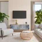 MUTED ARC 3-Door TV Cabinet