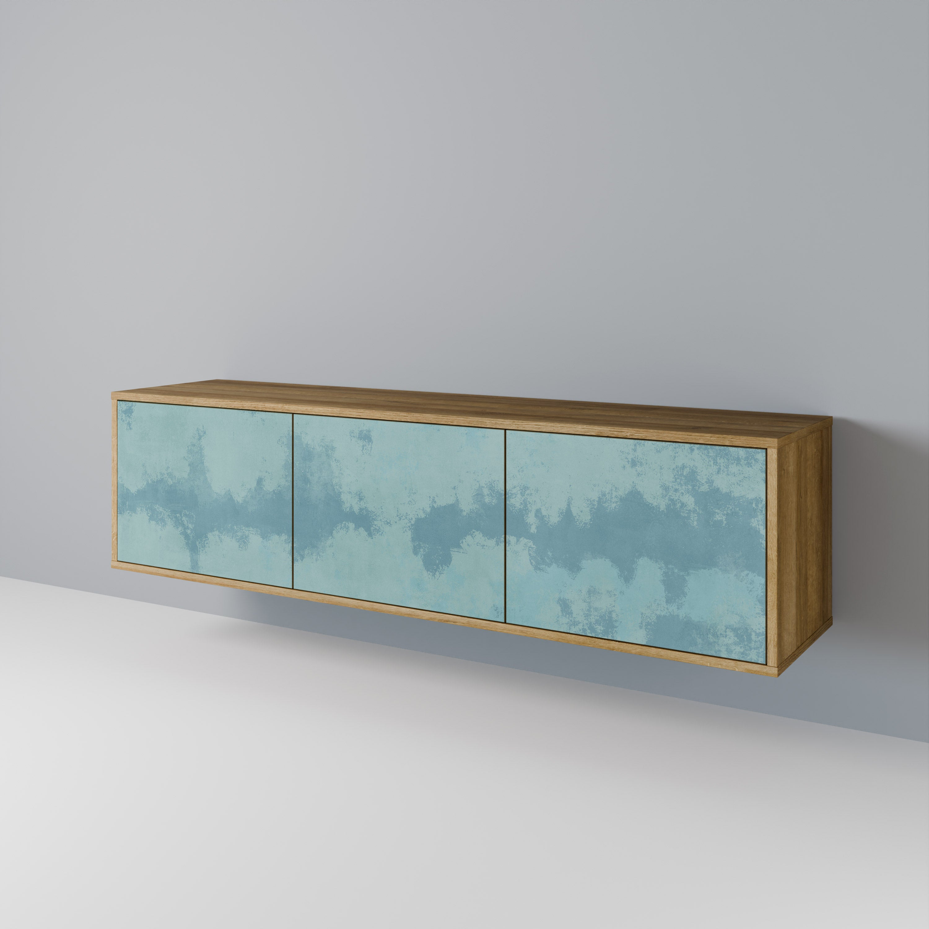 SKY WASH Mueble de TV de 3 Puertas