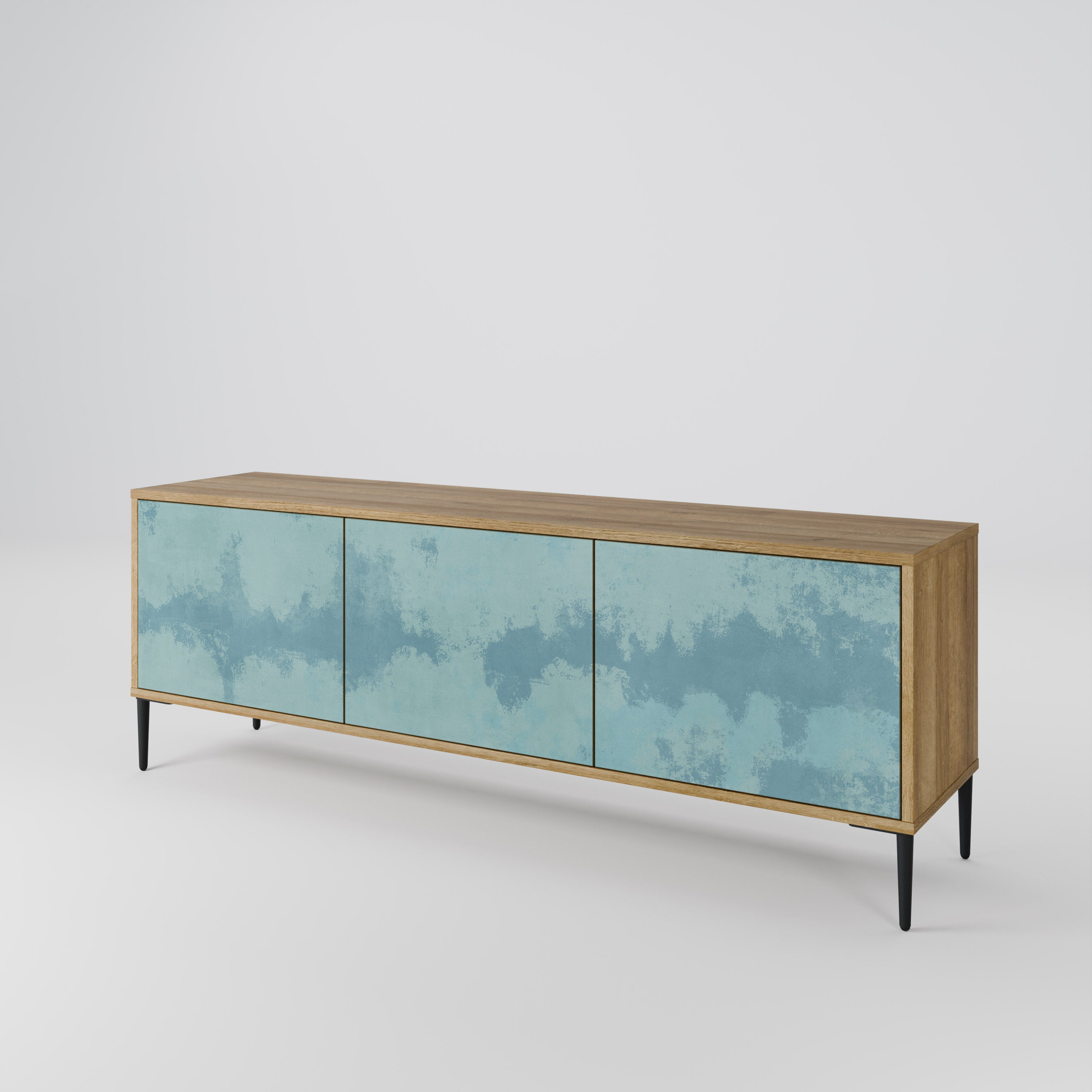 SKY WASH Mueble de TV de 3 Puertas