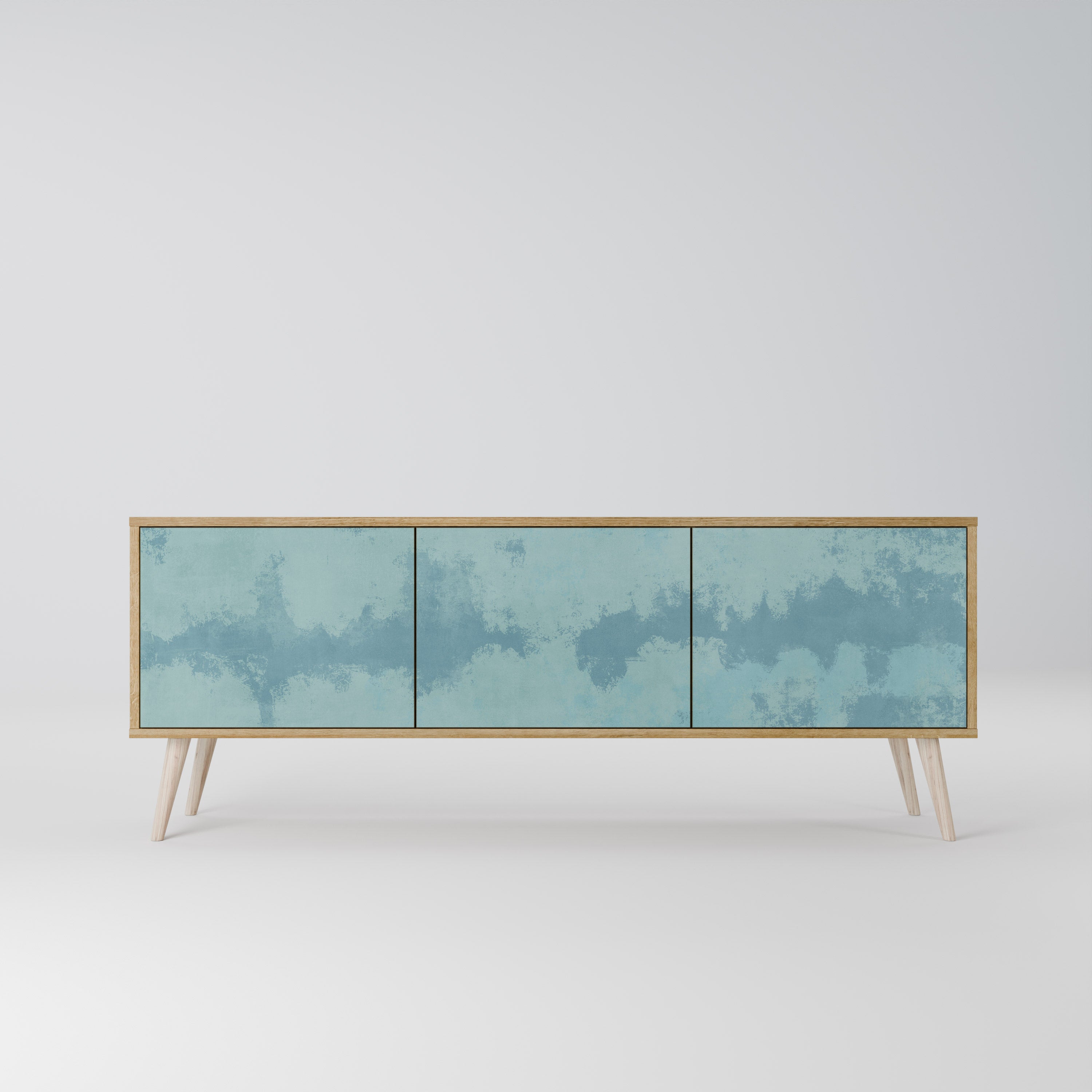 SKY WASH Mueble de TV de 3 Puertas
