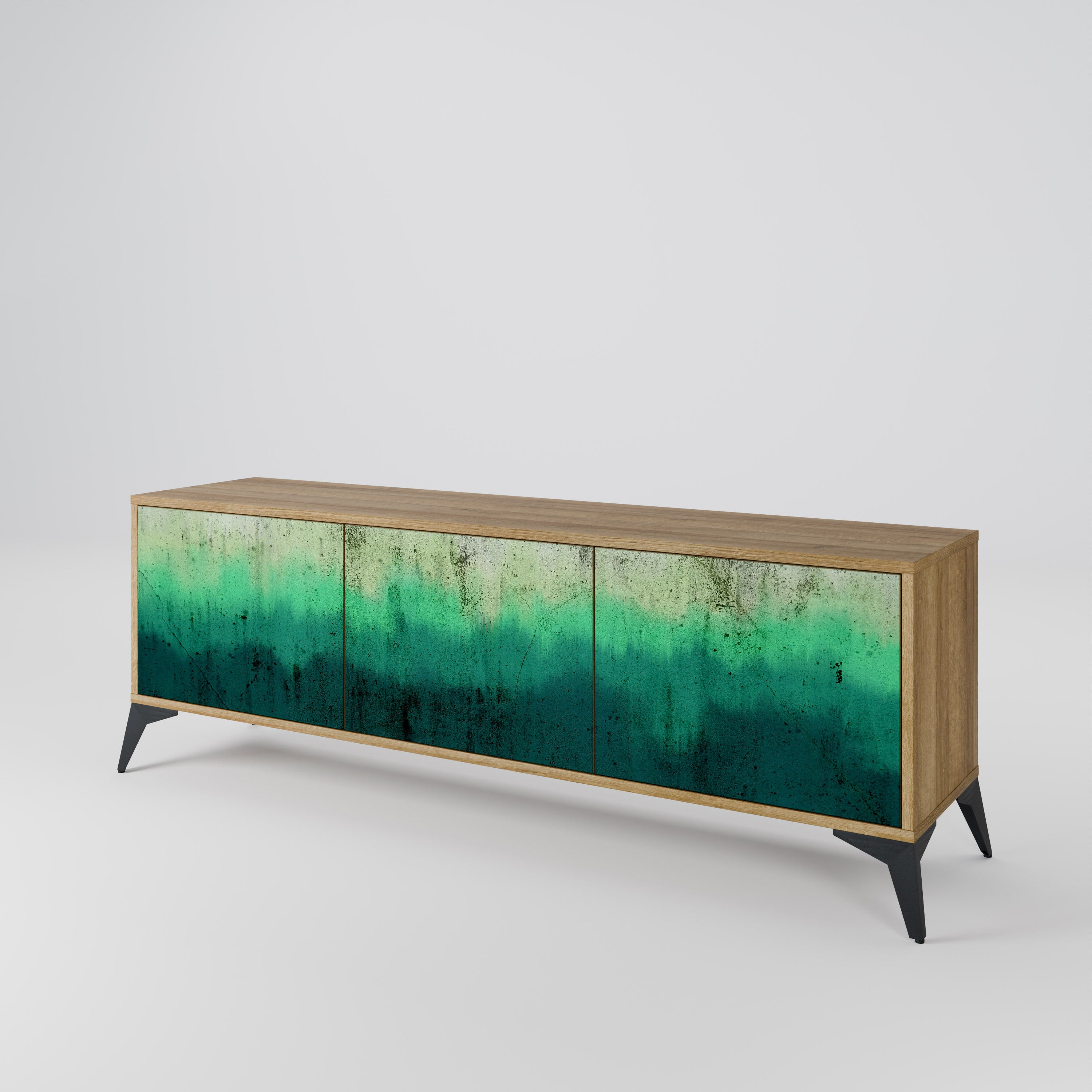 NORTHERN LIGHTS Mueble de TV de 3 Puertas