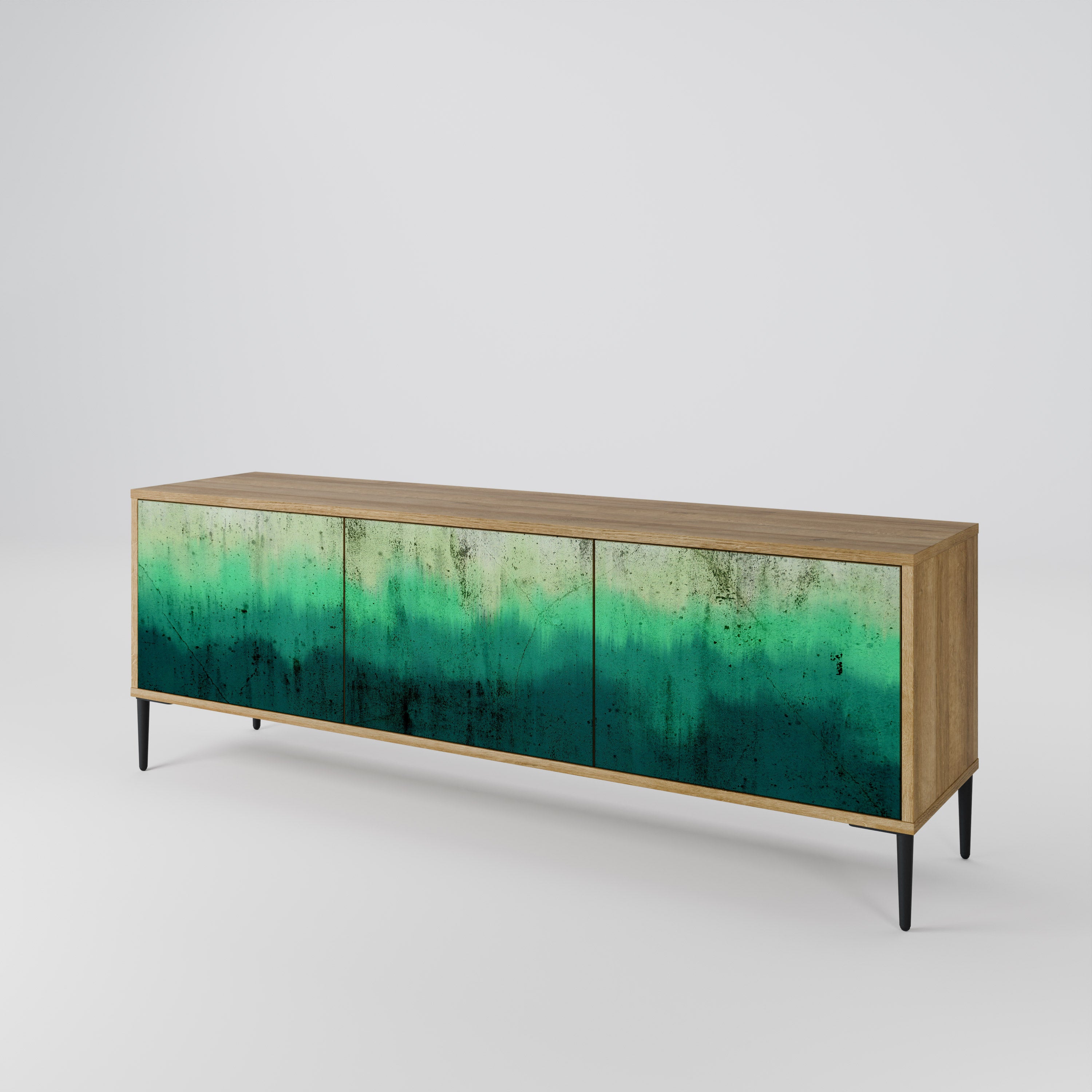 NORTHERN LIGHTS Mueble de TV de 3 Puertas