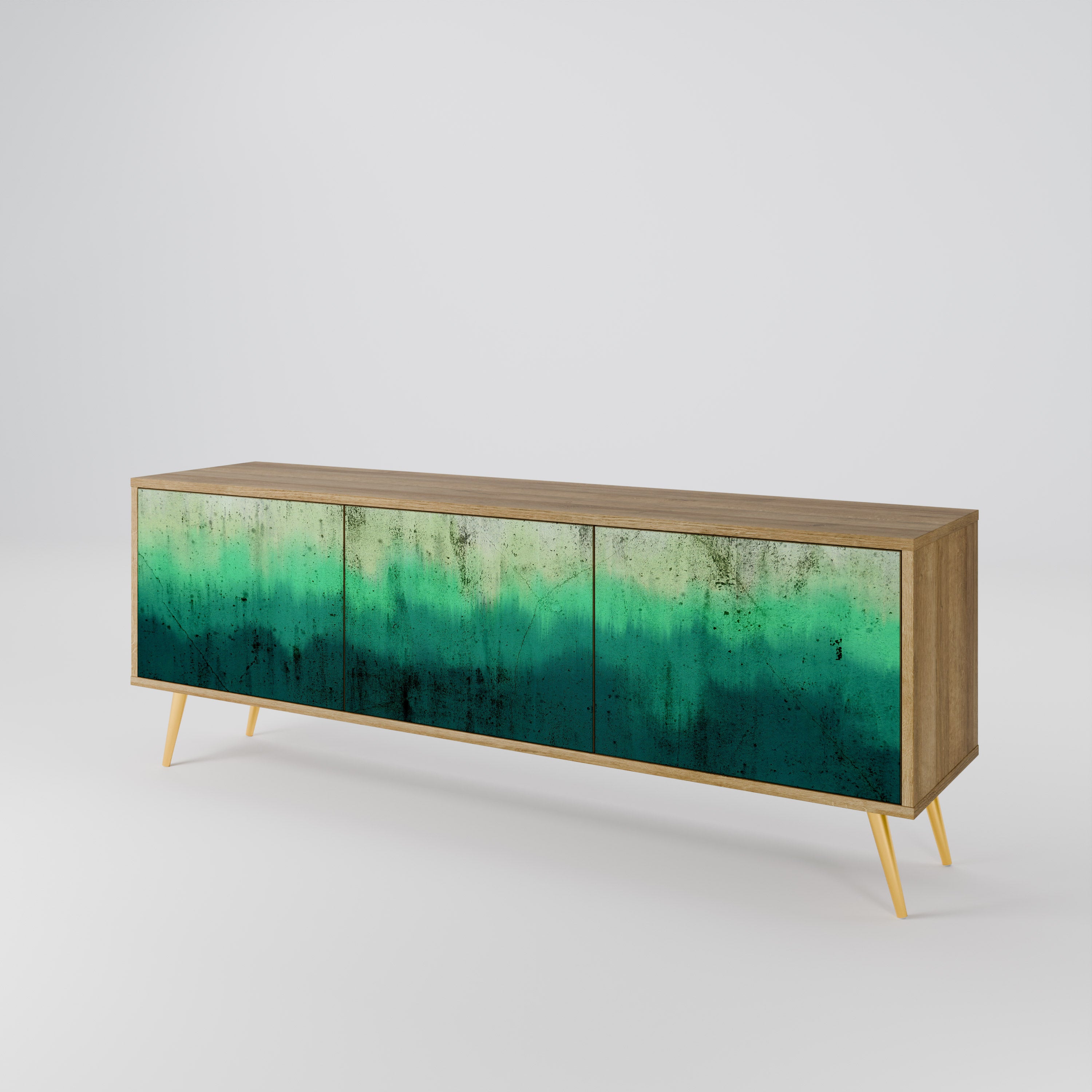 NORTHERN LIGHTS Mueble de TV de 3 Puertas