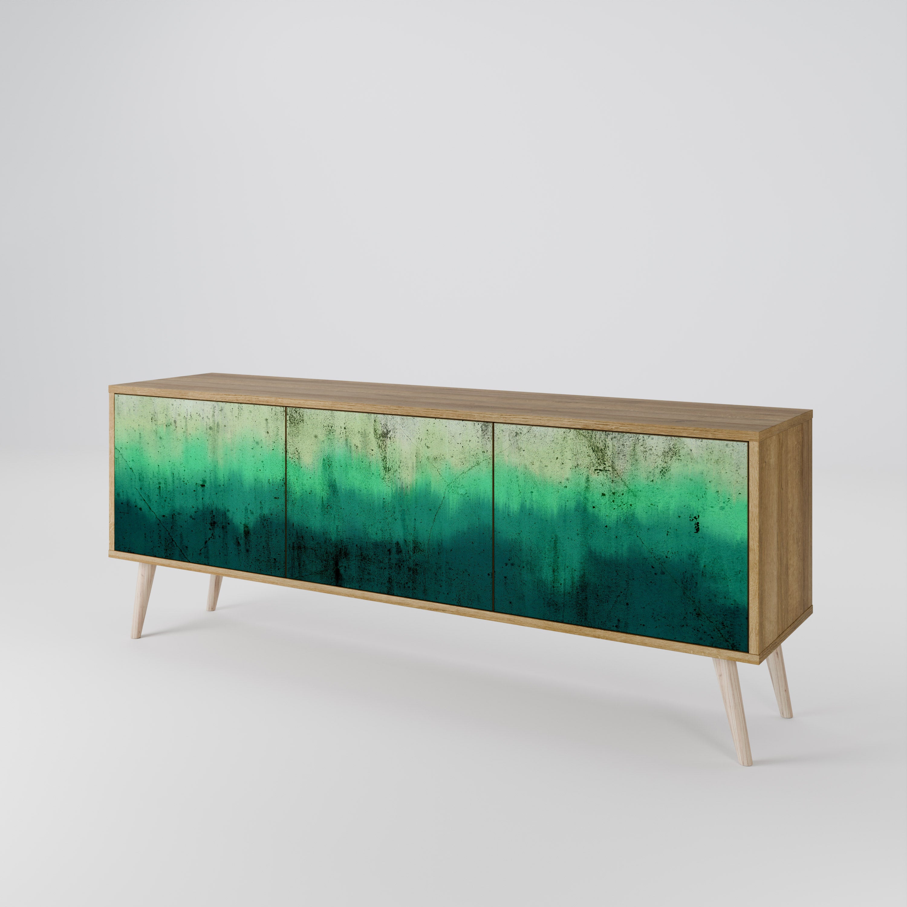 NORTHERN LIGHTS Mueble de TV de 3 Puertas