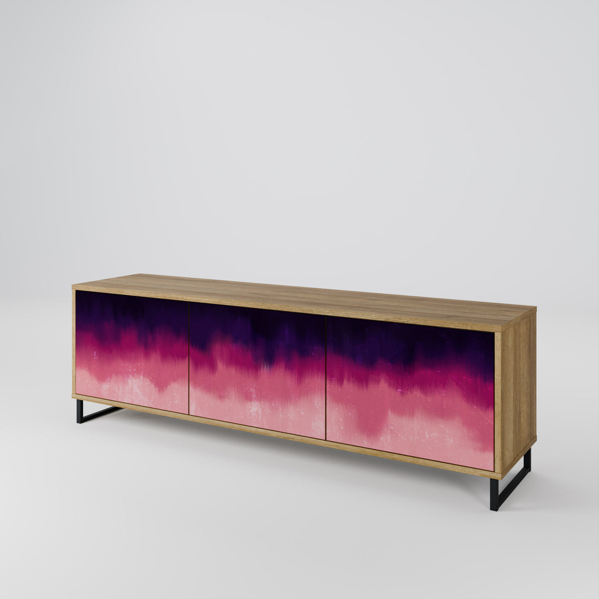 AURORA BOREALIS 3-türiges TV-Lowboard