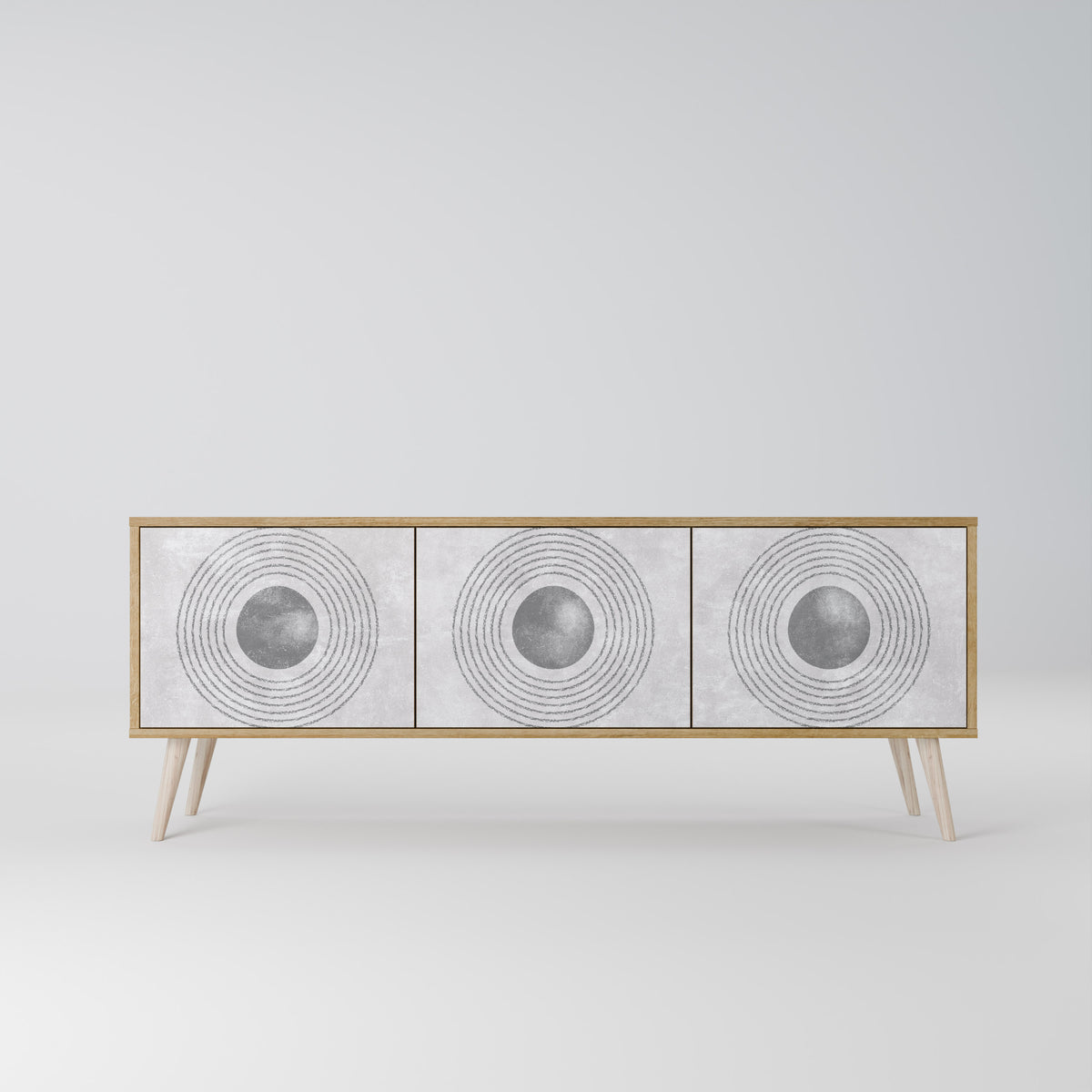 SOLID CIRCLES 3-Door TV Cabinet