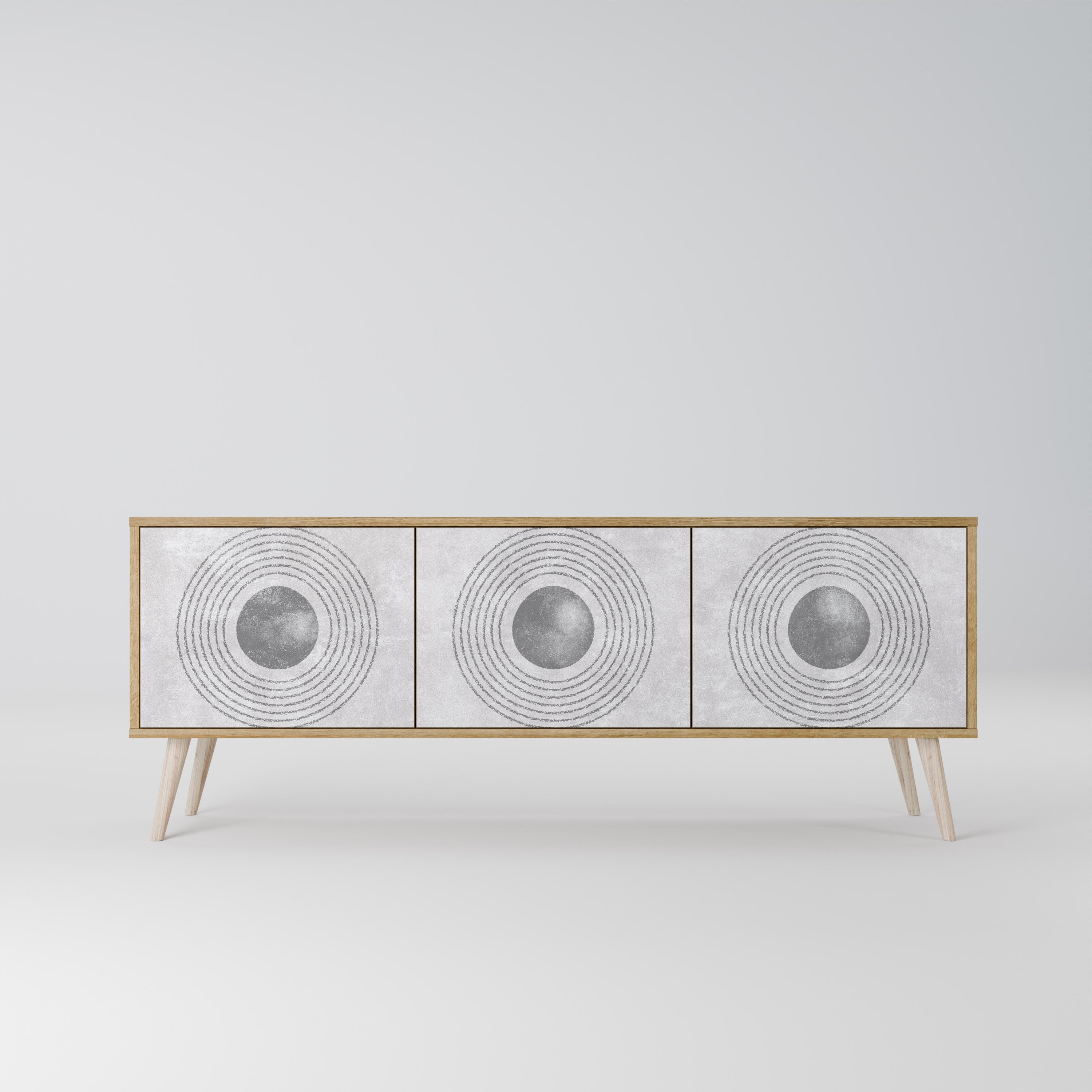 SOLID CIRCLES 3-Door TV Cabinet
