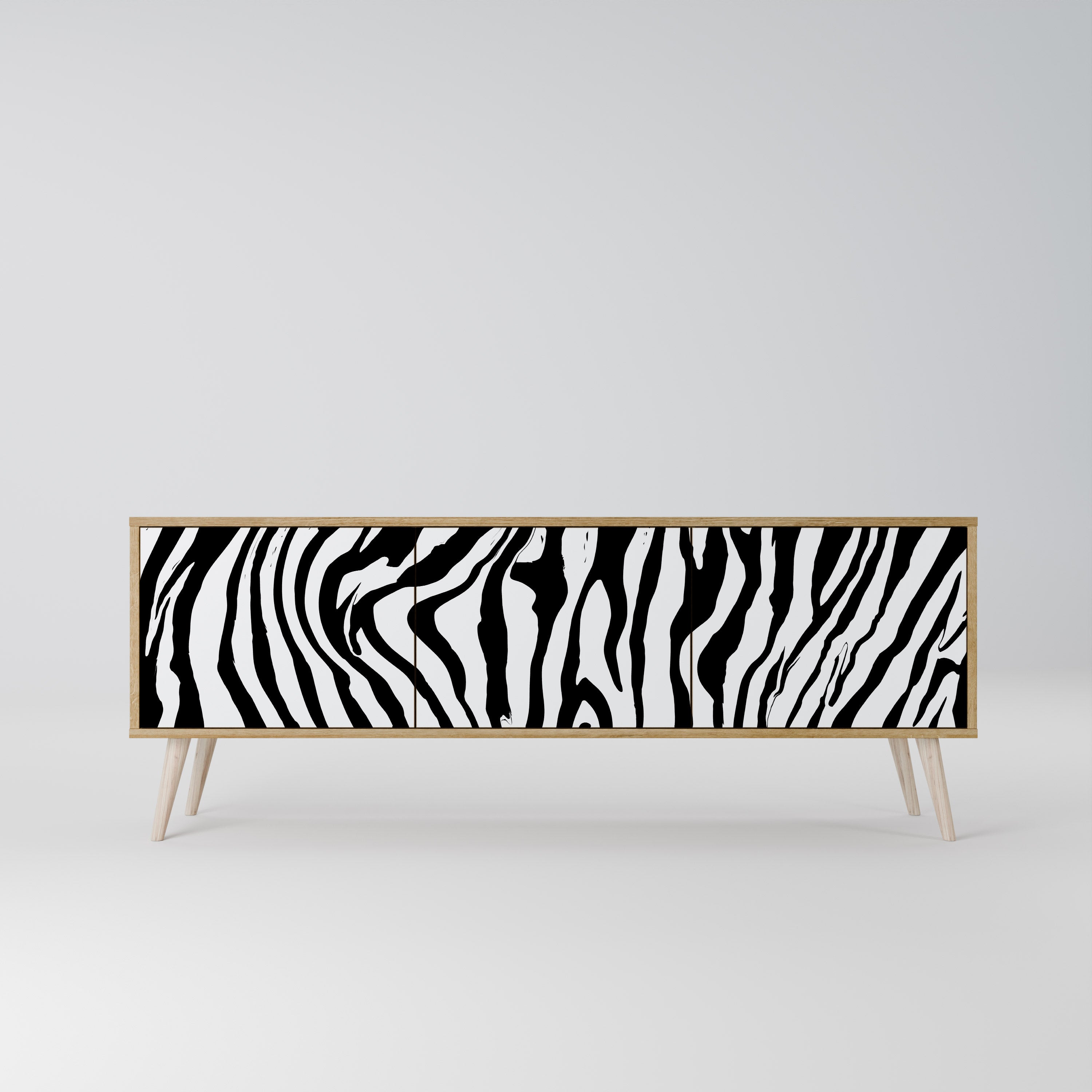 SPLENDID ZEBRA 3-Door TV Cabinet