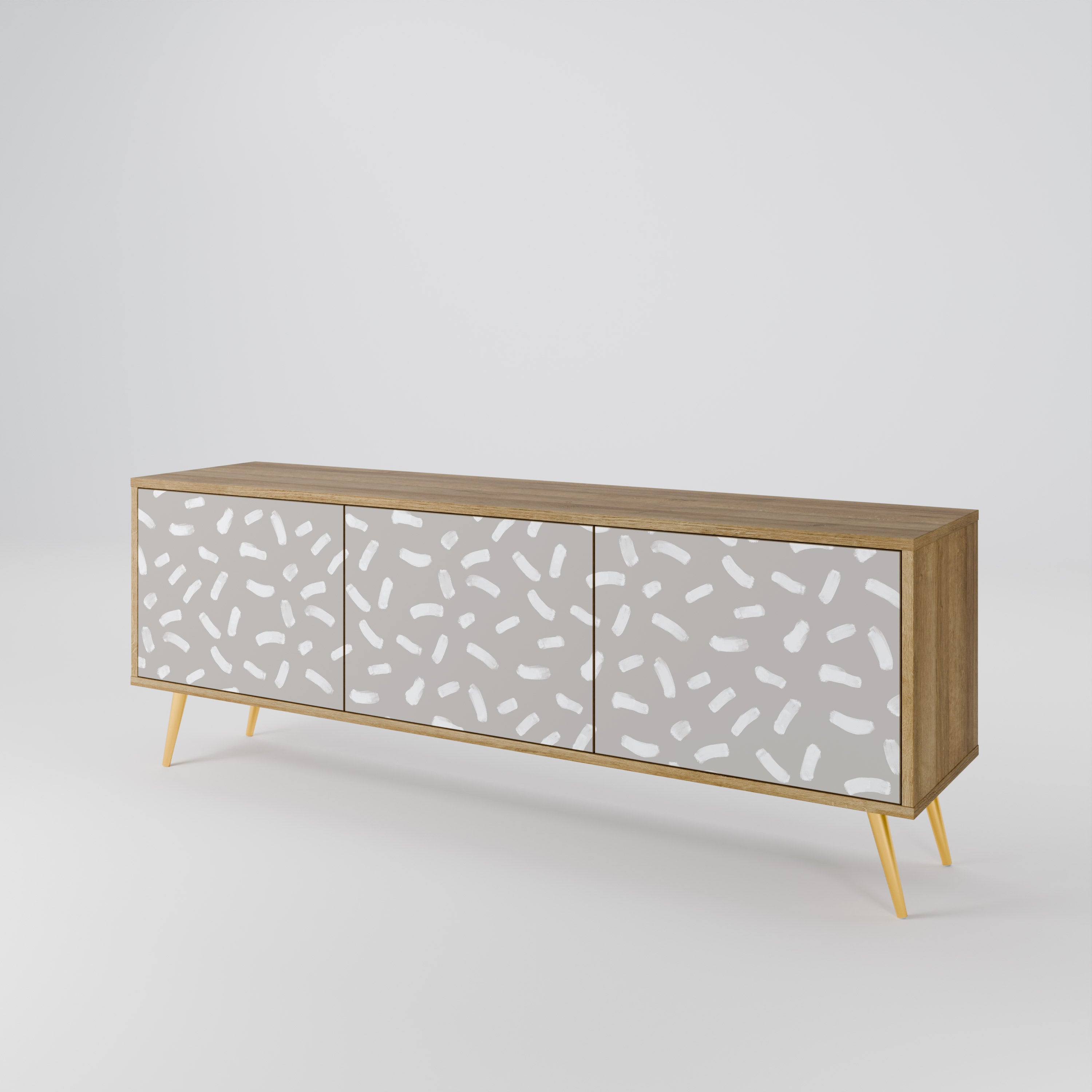 PASSING SECONDS 3-Door TV Cabinet